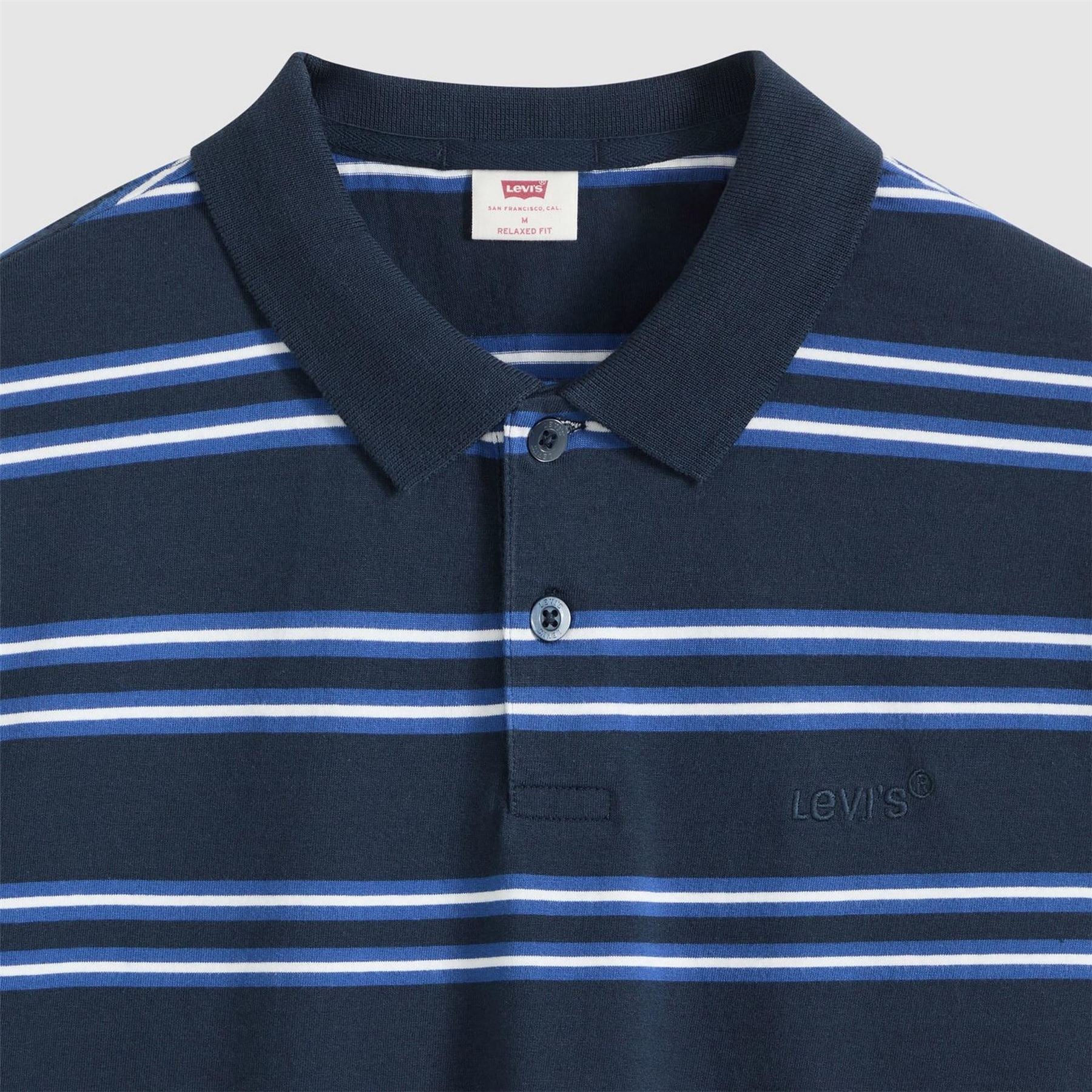 Levis Striped Short Sleeve Polo Shirt - Image 5