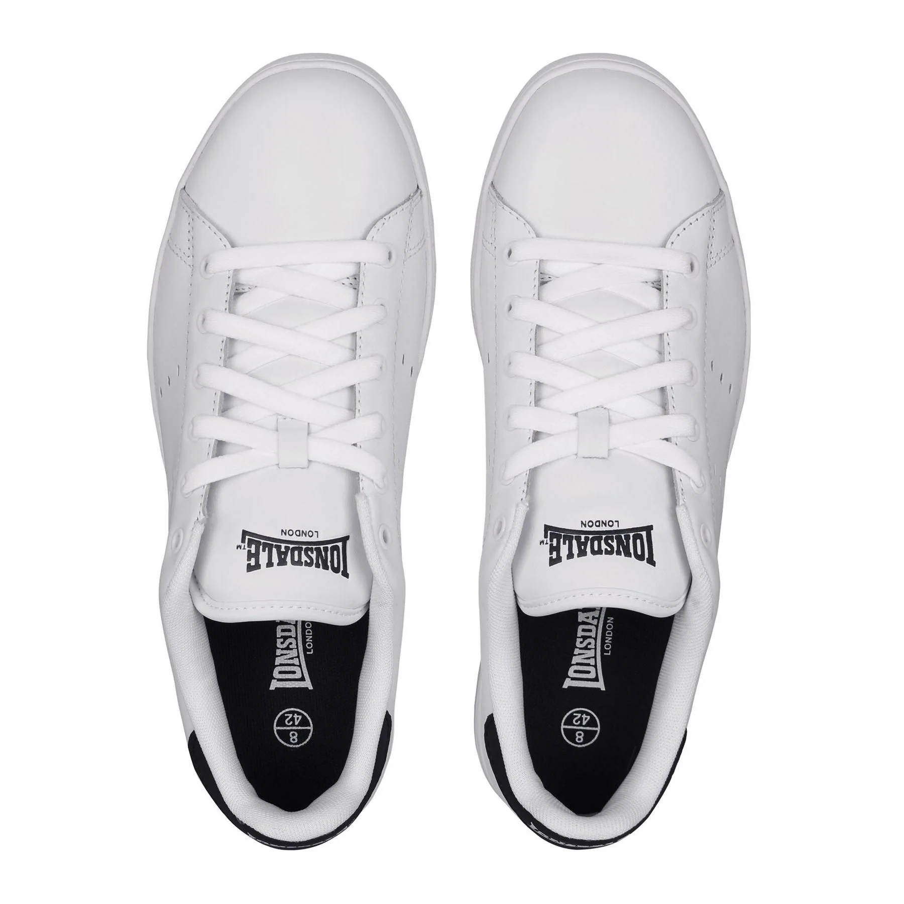 Lonsdale Mens Leyton Leather Trainers - Image 12