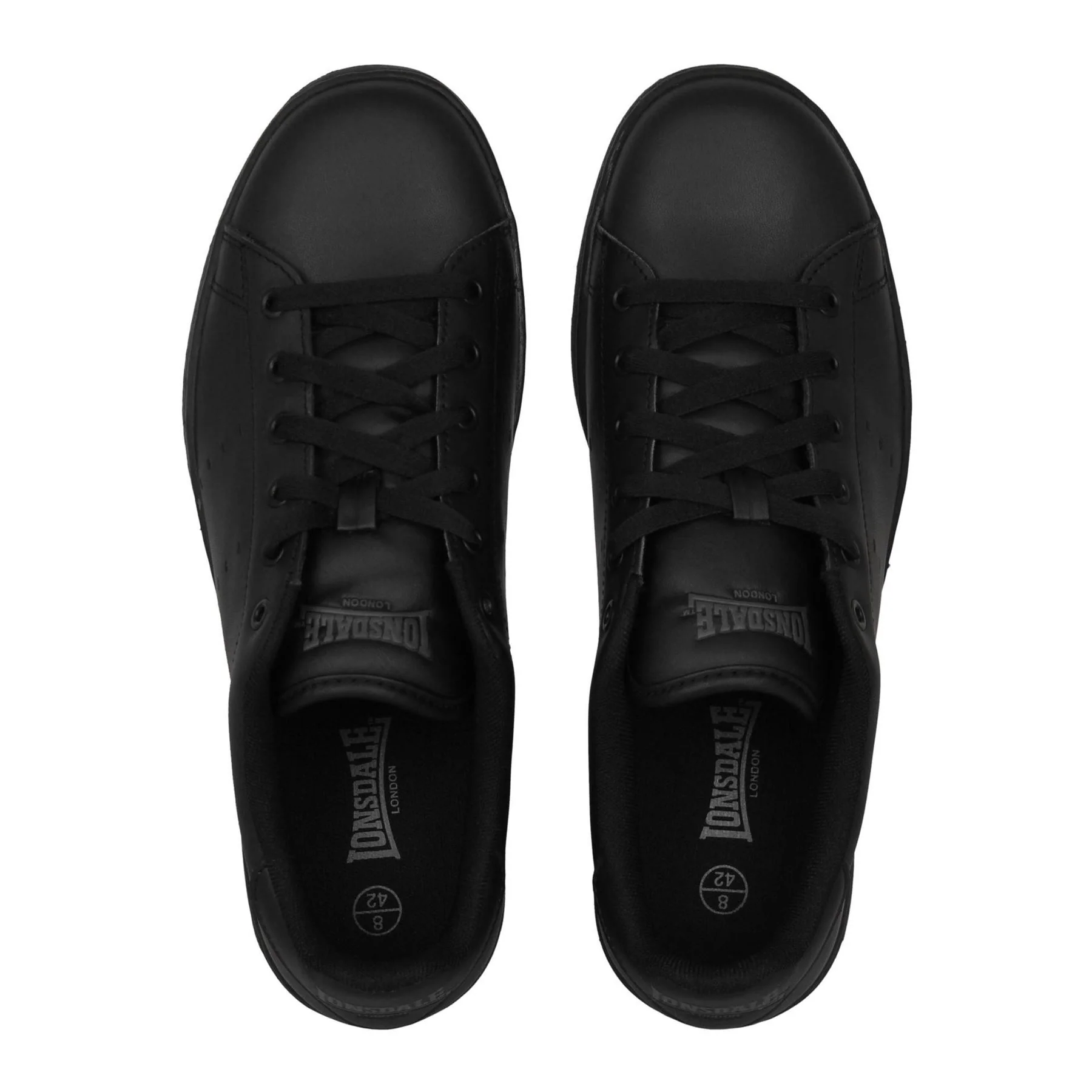 Lonsdale Mens Leyton Leather Trainers - Image 6