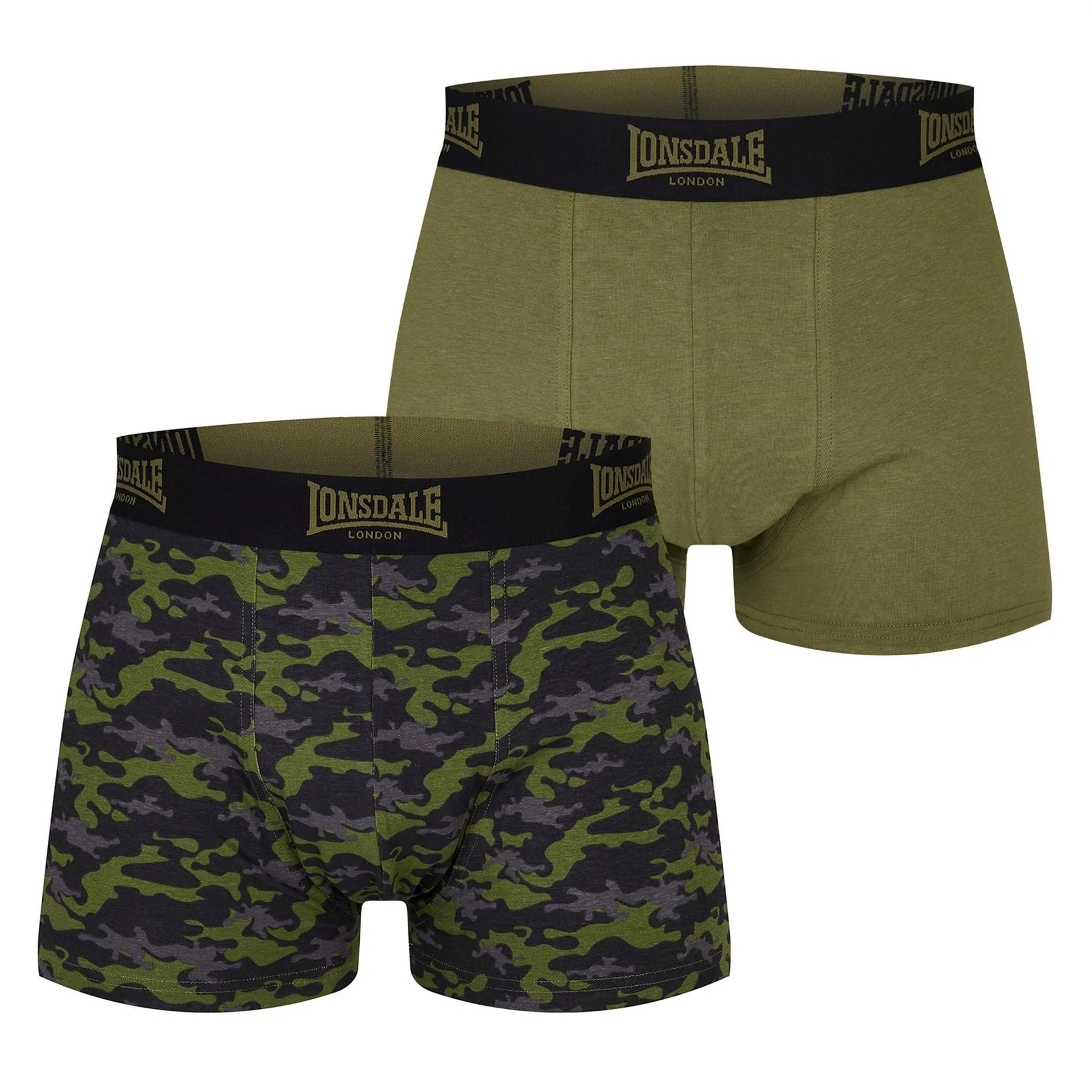 Lonsdale Trunk Shorts 2 Pack Mens - Image 5