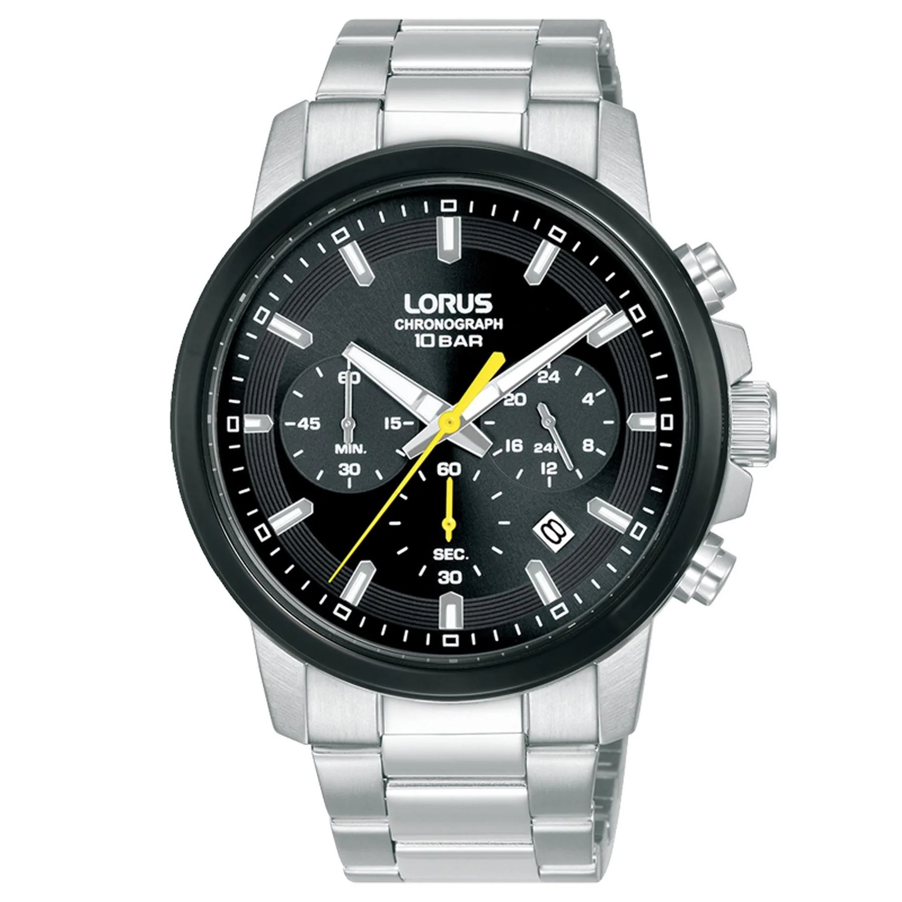 Lorus Chronograph 51 Steel Bracelet Analogue Watch - Image 3