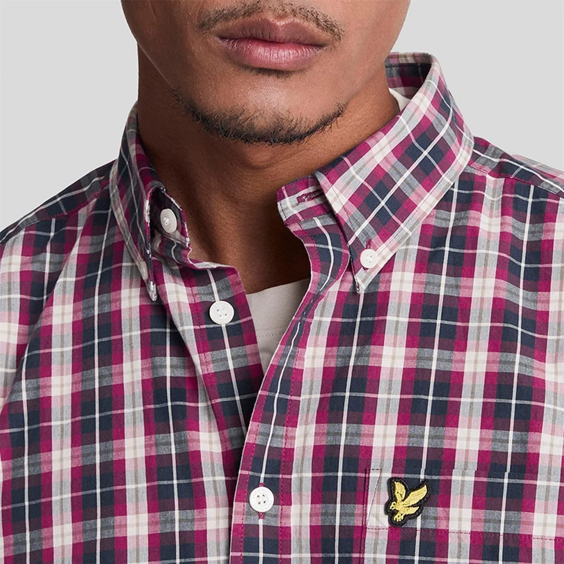 Lyle and Scott Check Poplin Shirt - Image 4