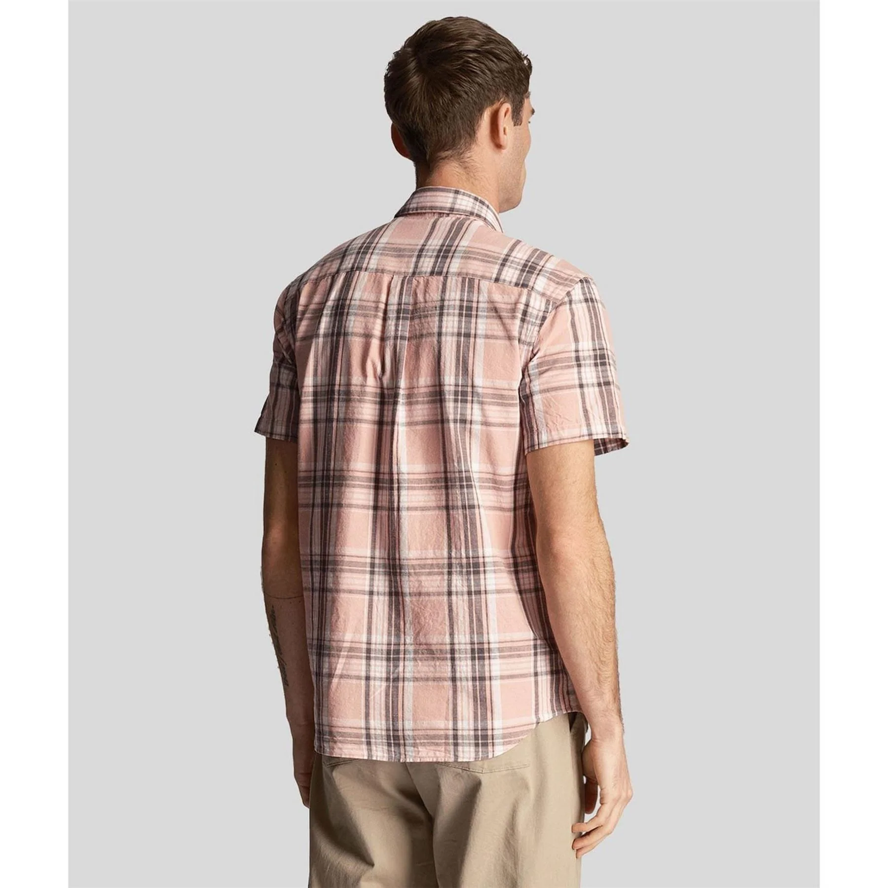 Lyle and Scott Check Short Sleeve Shirt - Image 3