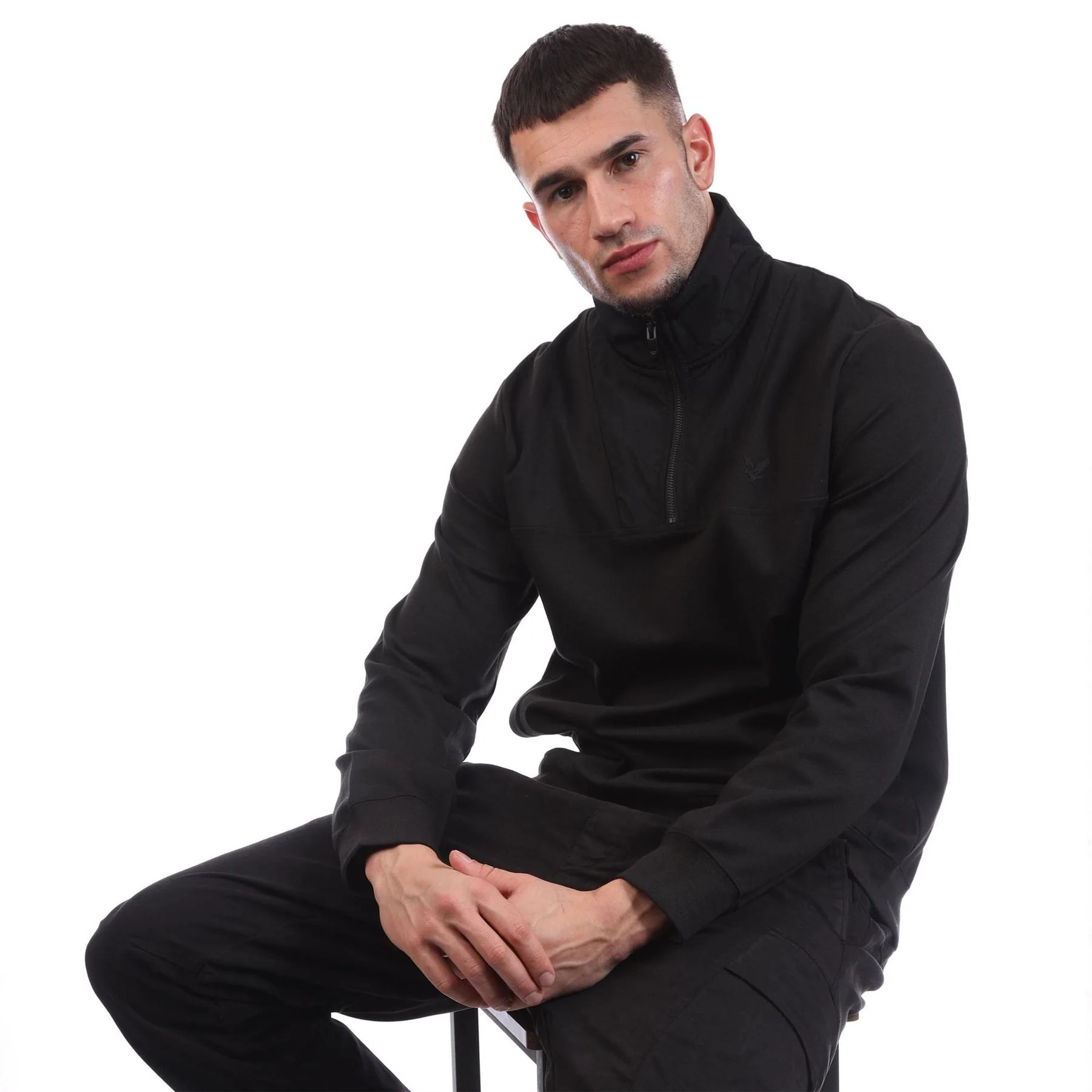 Lyle and Scott Hybrid Quarter Zip - Image 4