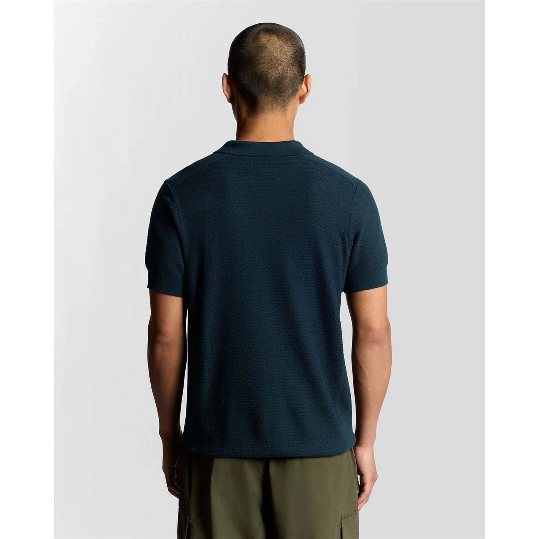 Lyle and Scott Knitted Polo Shirt - Image 4