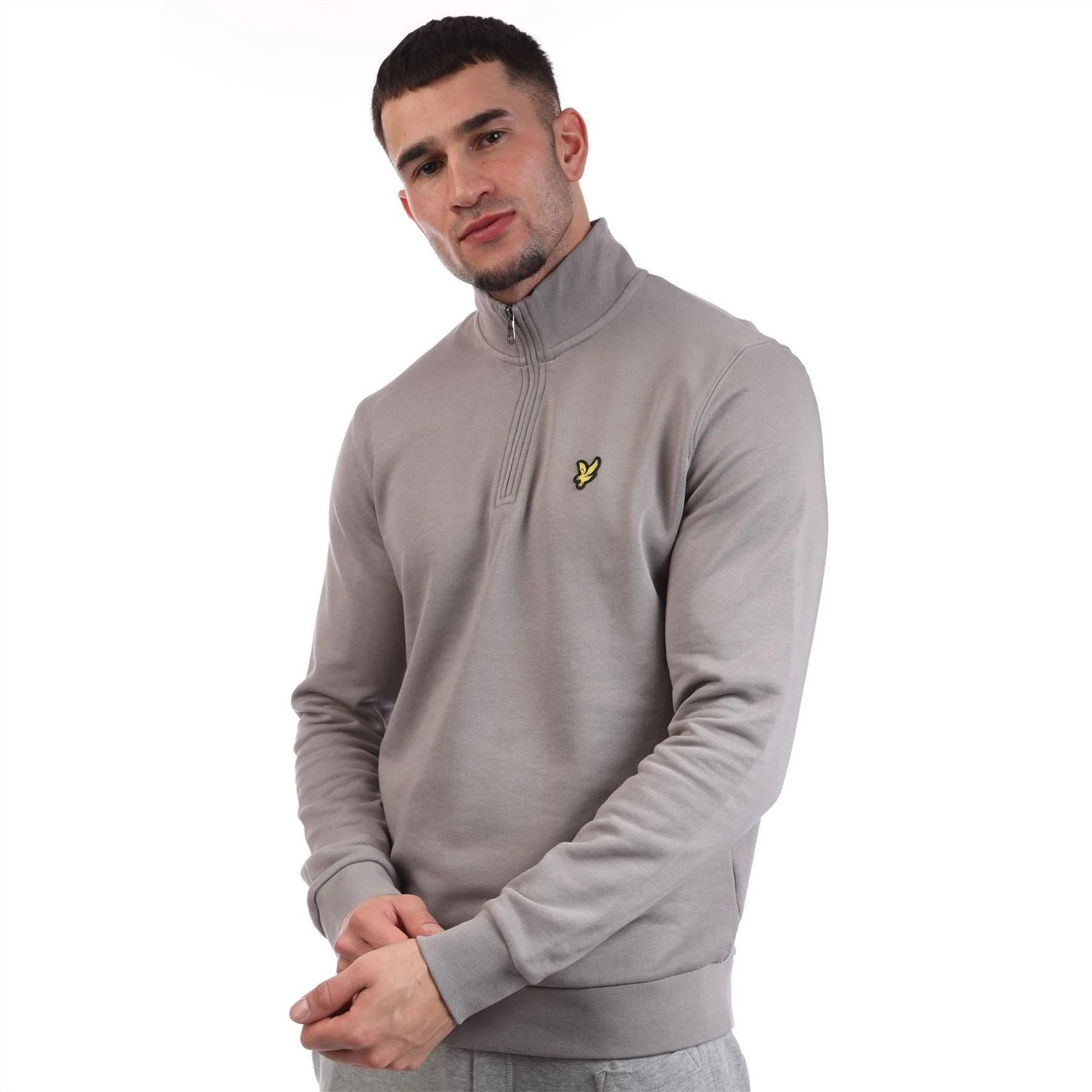 Lyle and Scott Quarter Zip Sweatshirt - Image 3