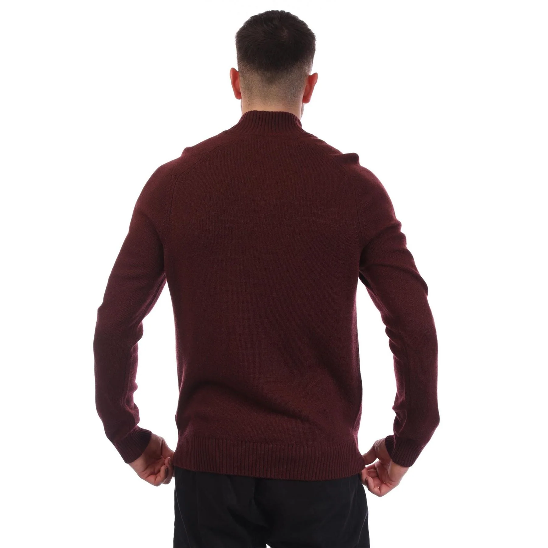 Lyle and Scott Sleeve Quarter Zip Jumper - Image 2