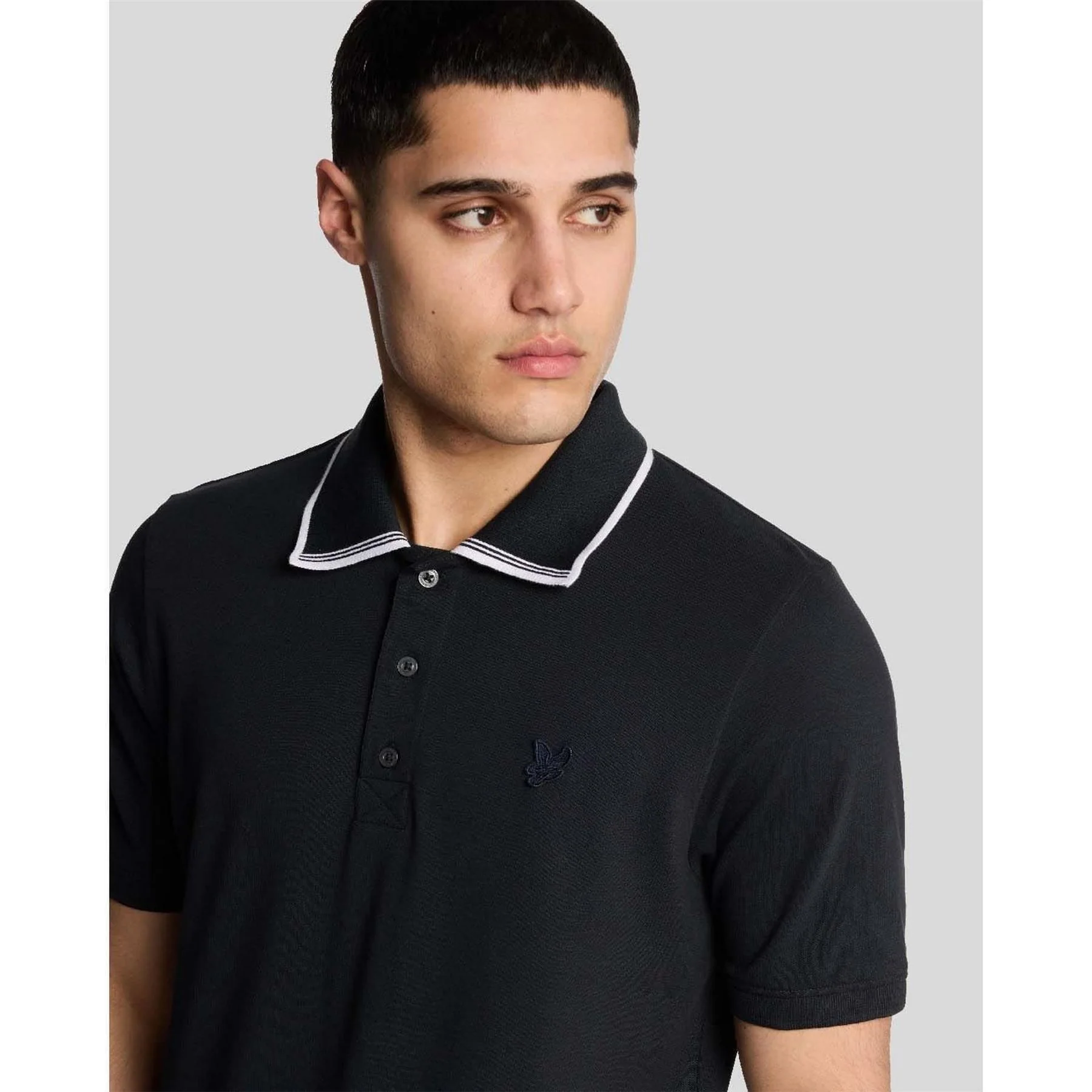 Lyle and Scott Tipped Polo Shirt - Image 5