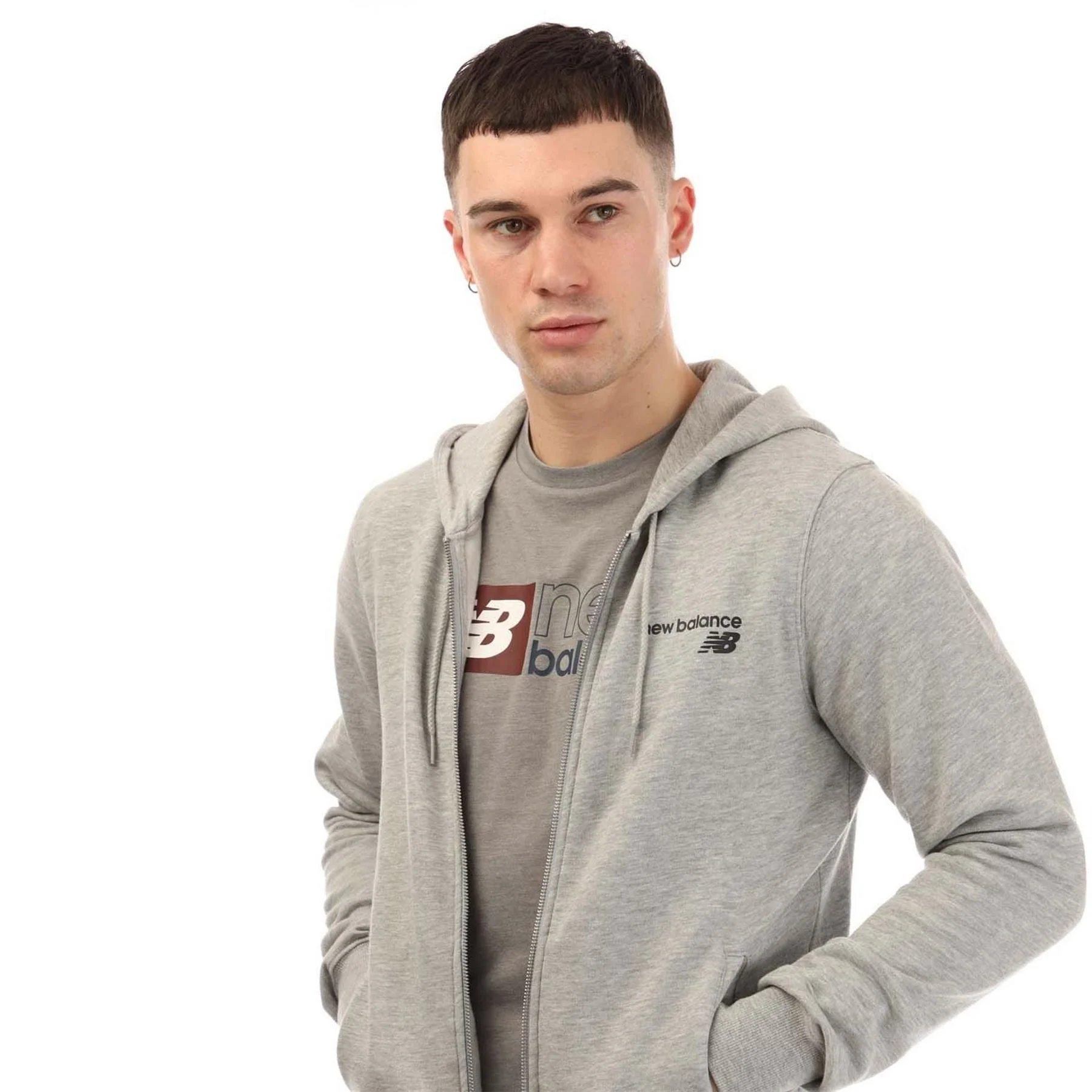 New Balance Core Full Zip Hoodie - Image 2