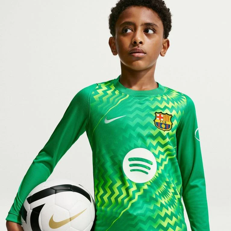 Nike Barcelona Home Goalkeeper Shirt 2026 27 Juniors - Image 5
