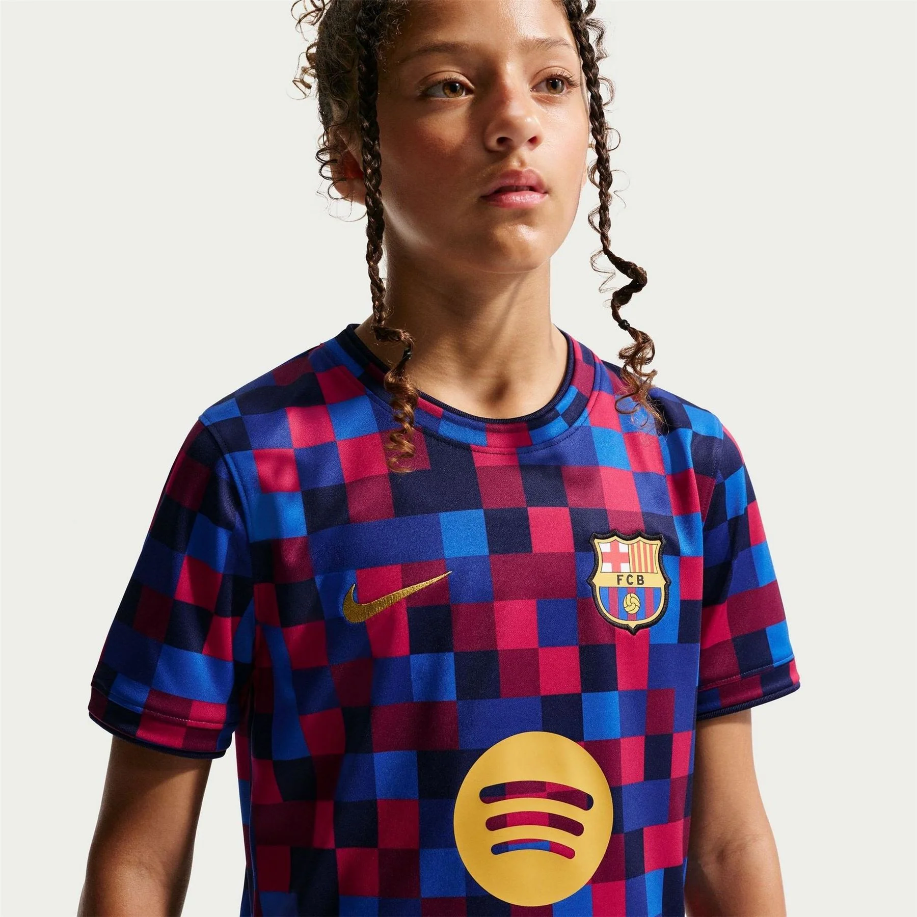Nike Barcelona Pre Match Shirt 2026 27 Juniors - Image 3