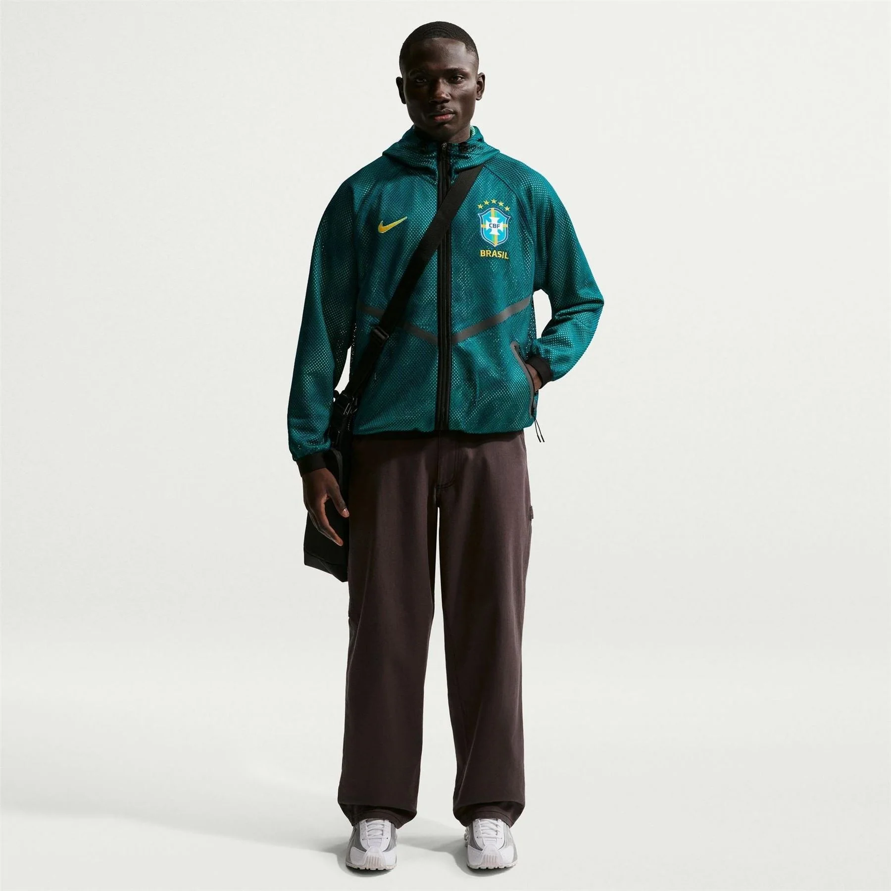 Nike Brazil International Licensed Tracksuit Top - Image 5