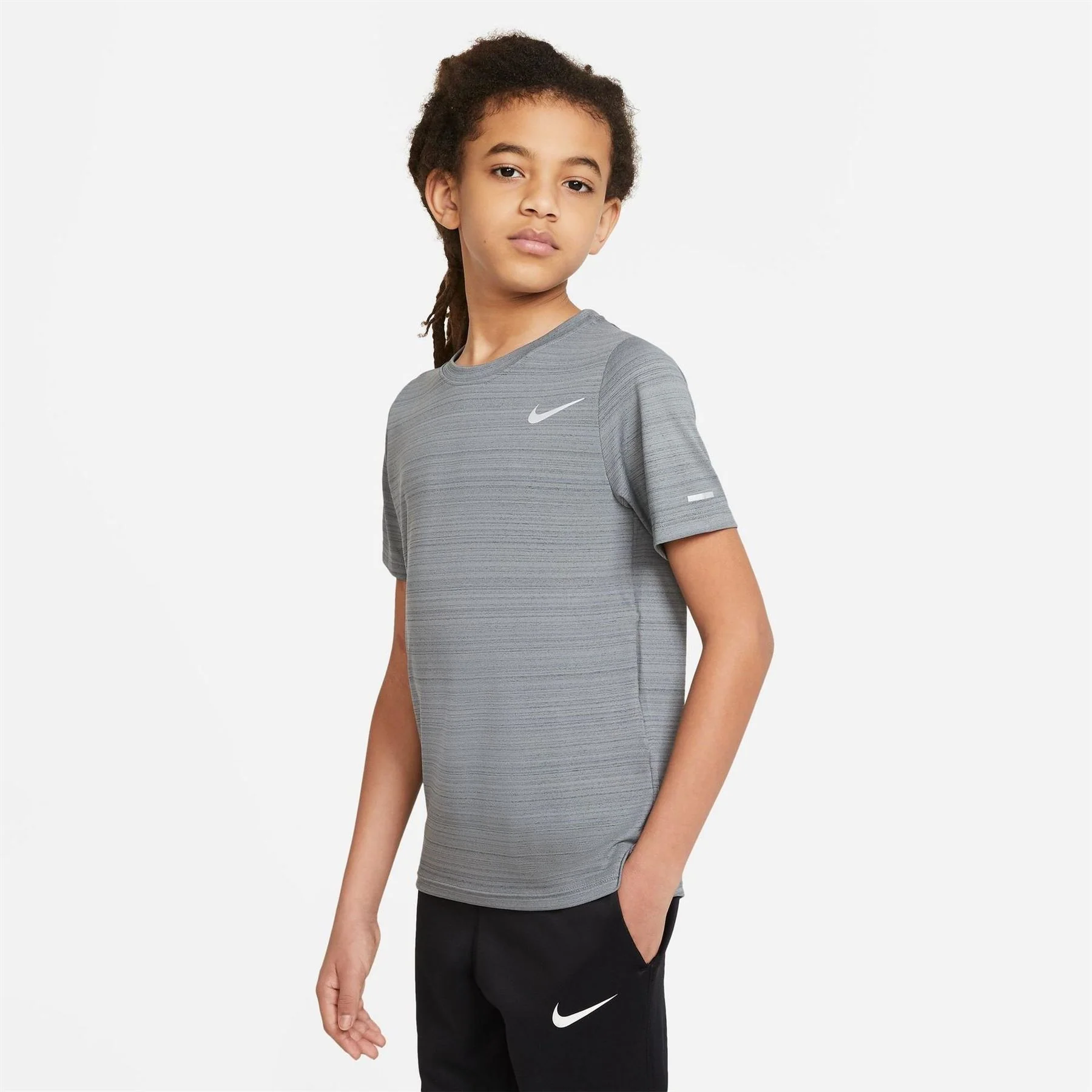 Nike Dri Fit Miler Big Kids (boys) Training Top - Image 80