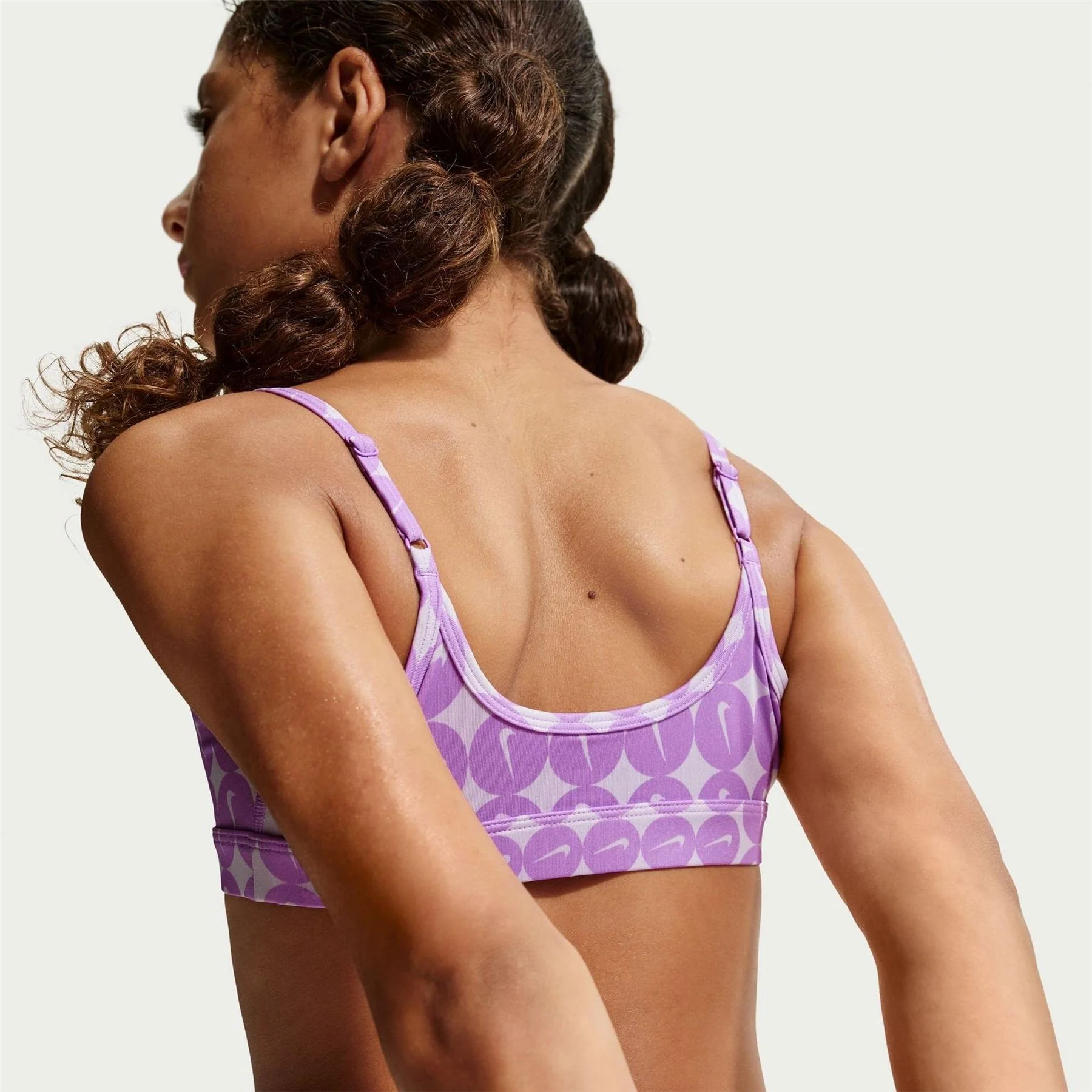Nike All Over Print Non Wired Low Impact Sports Bra - Image 2