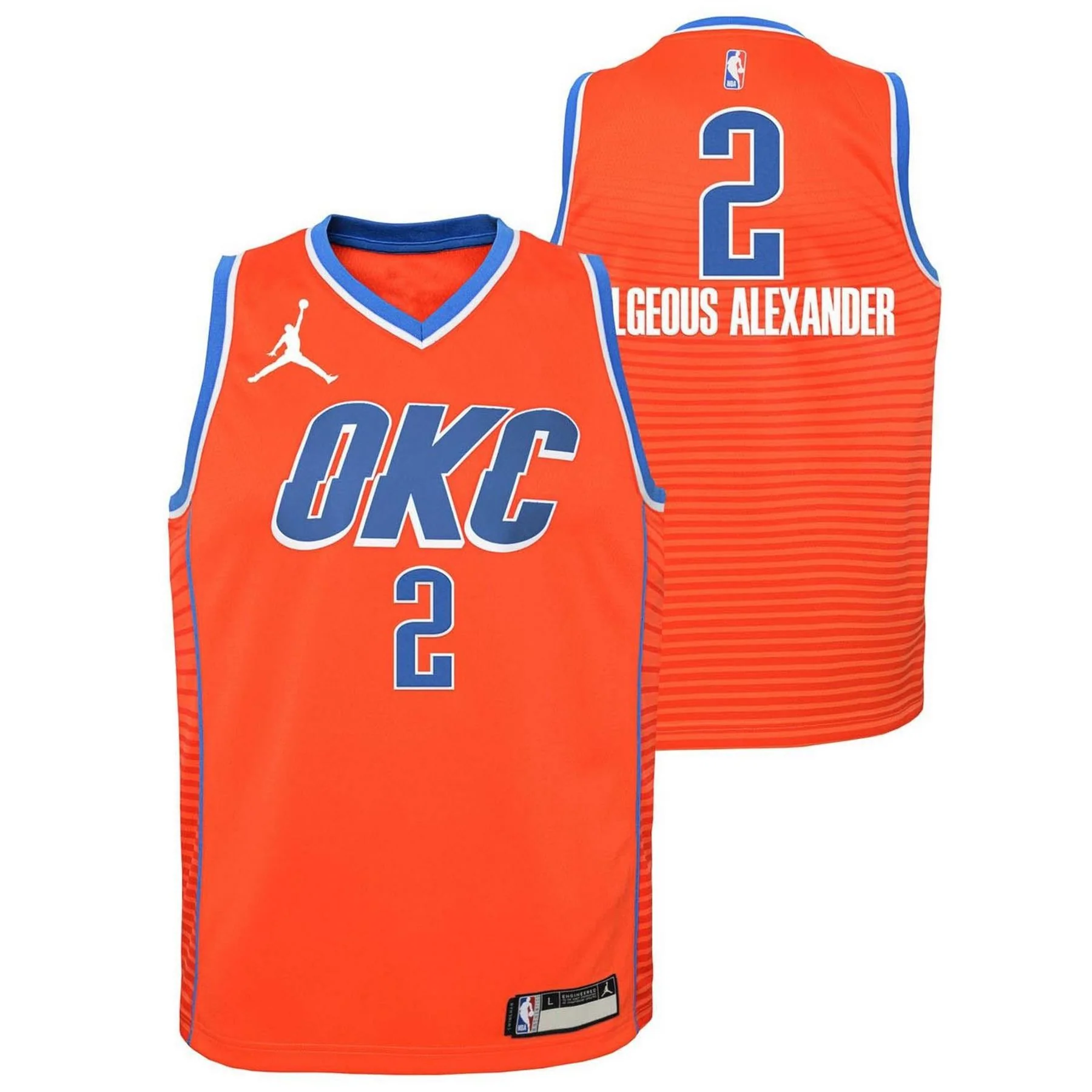 Nike Gilgeous Alexander #2 Jersey - Image 3
