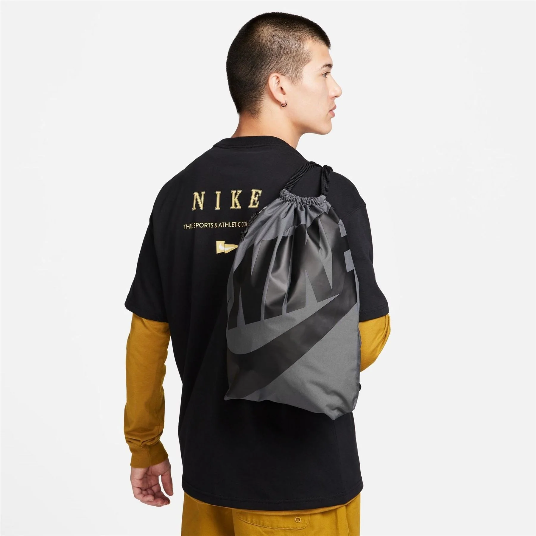 Nike Heritage Gym Sack with Bold Logo - Image 3