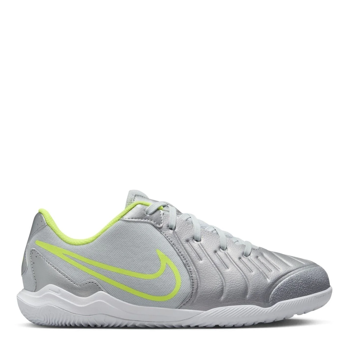 Nike Jr. Tiempo Legend 10 Academy Little Big Kids Indoor Court Low Top Football Shoes - Image 11