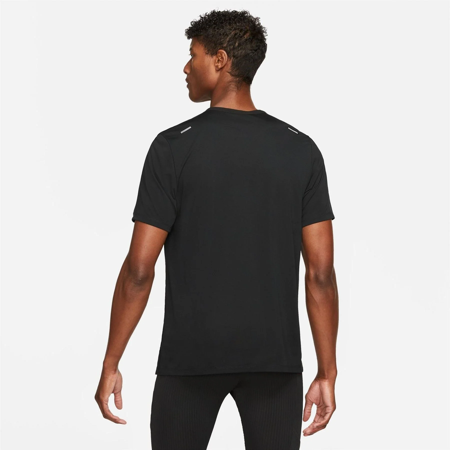 Nike Mens Dri Fit Rise 365 Short Sleeve Running Top - Image 3