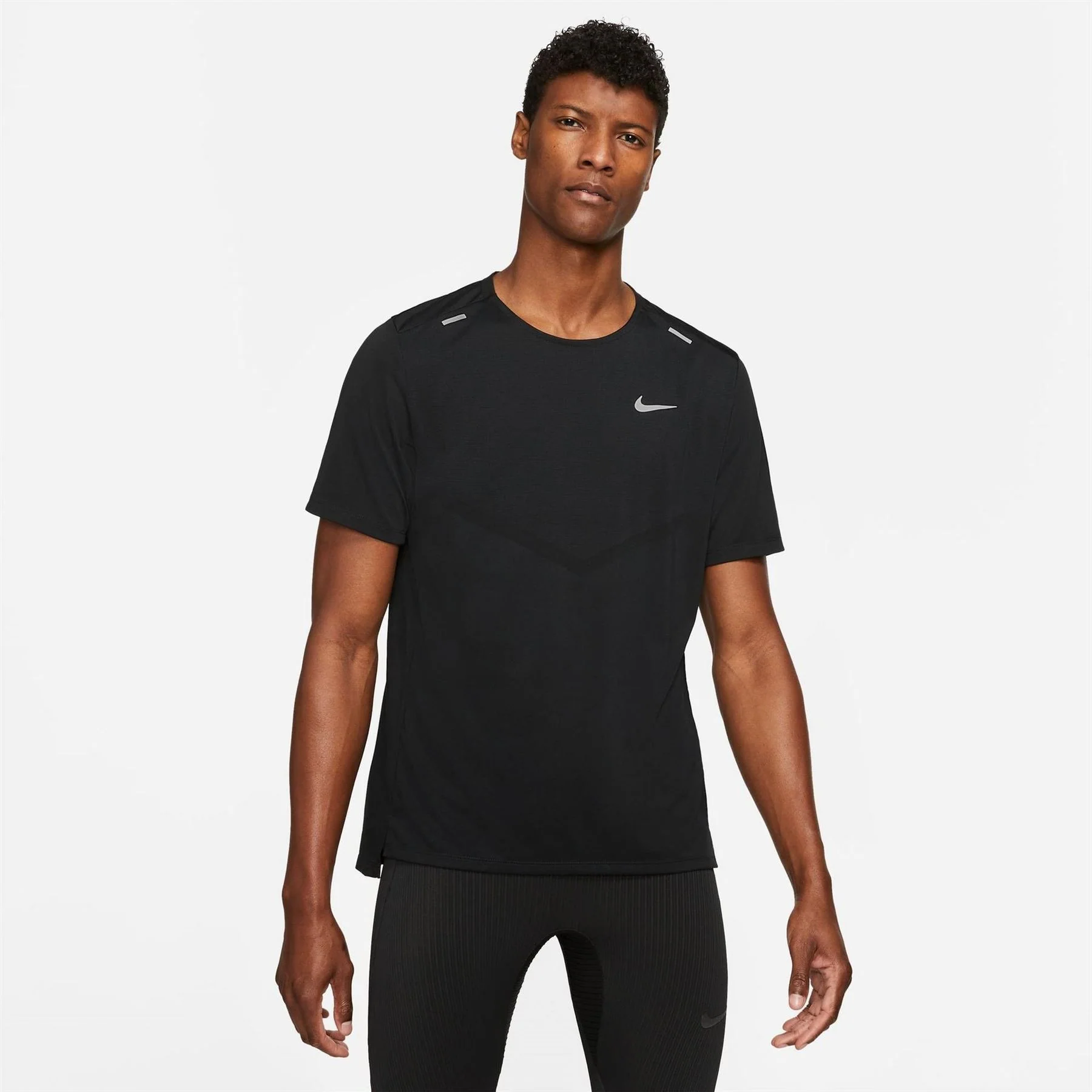 Nike Mens Dri Fit Rise 365 Short Sleeve Running Top - Image 4