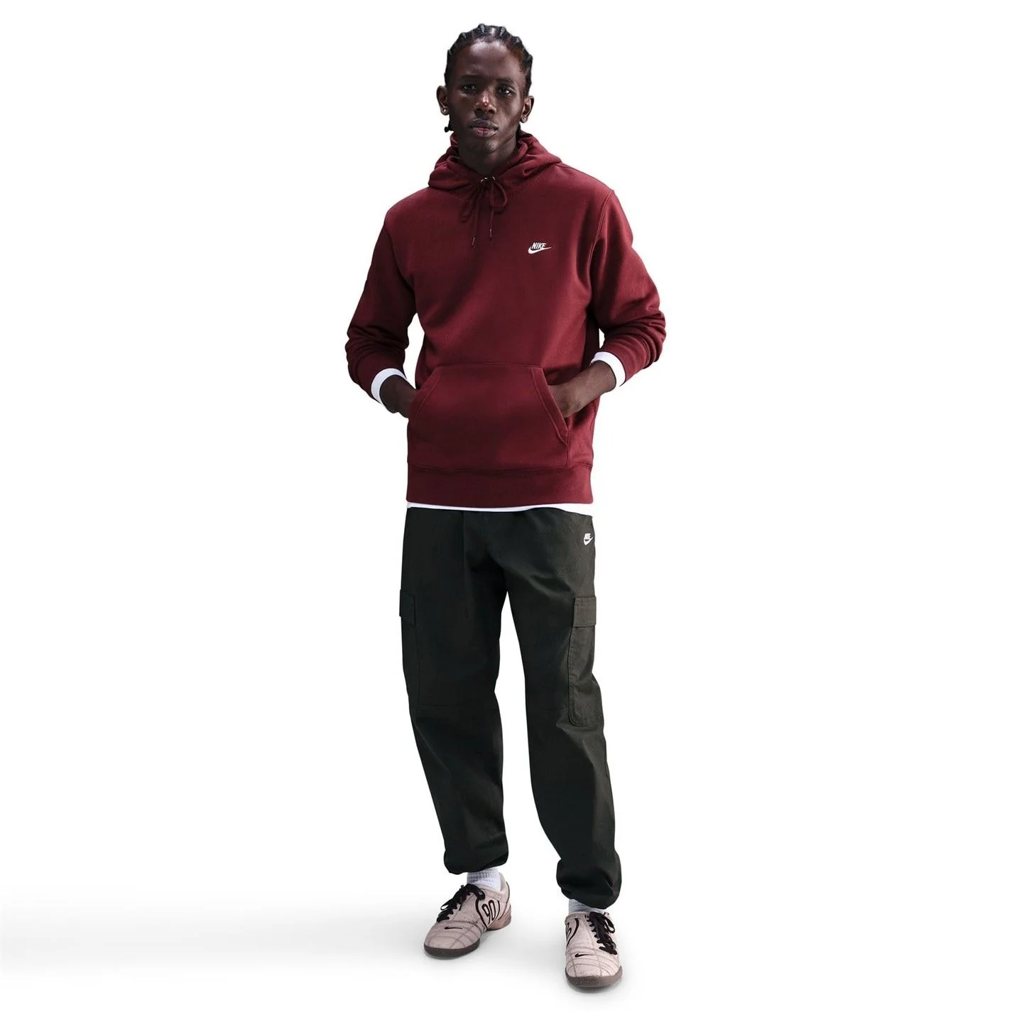 Nike Mens Sportswear Club Fleece Pullover Hoodie - Image 128