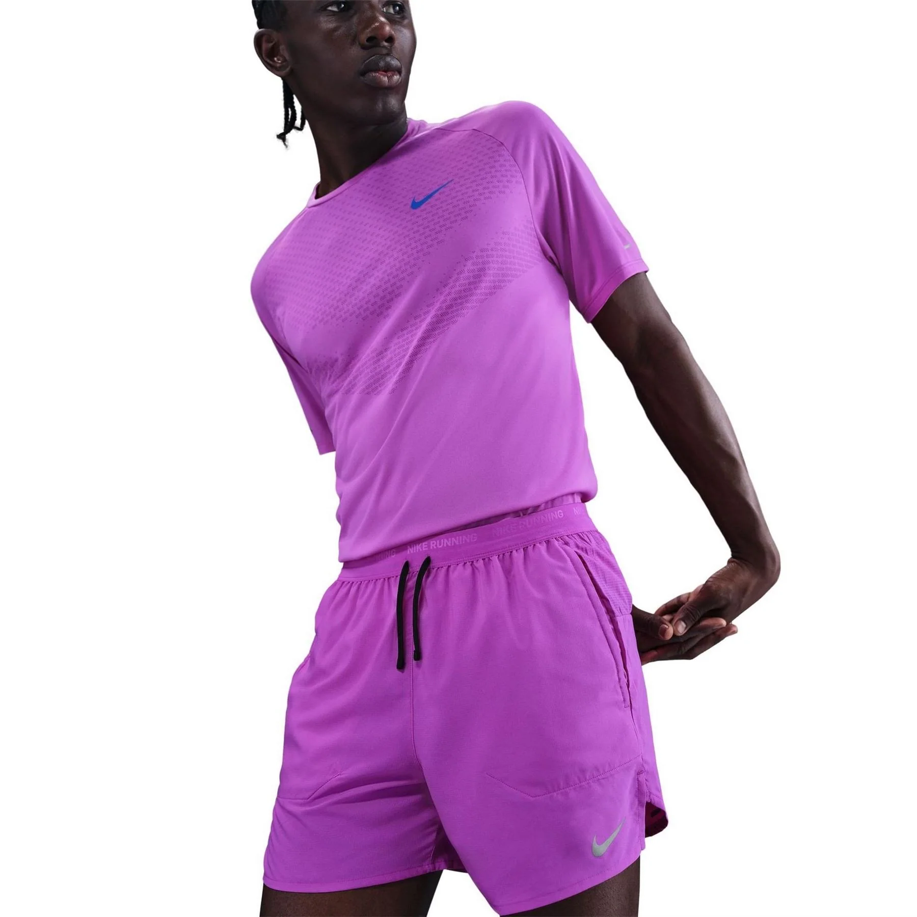 Nike Mens Stride Dri Fit 5 Brief Lined Running Shorts - Image 7