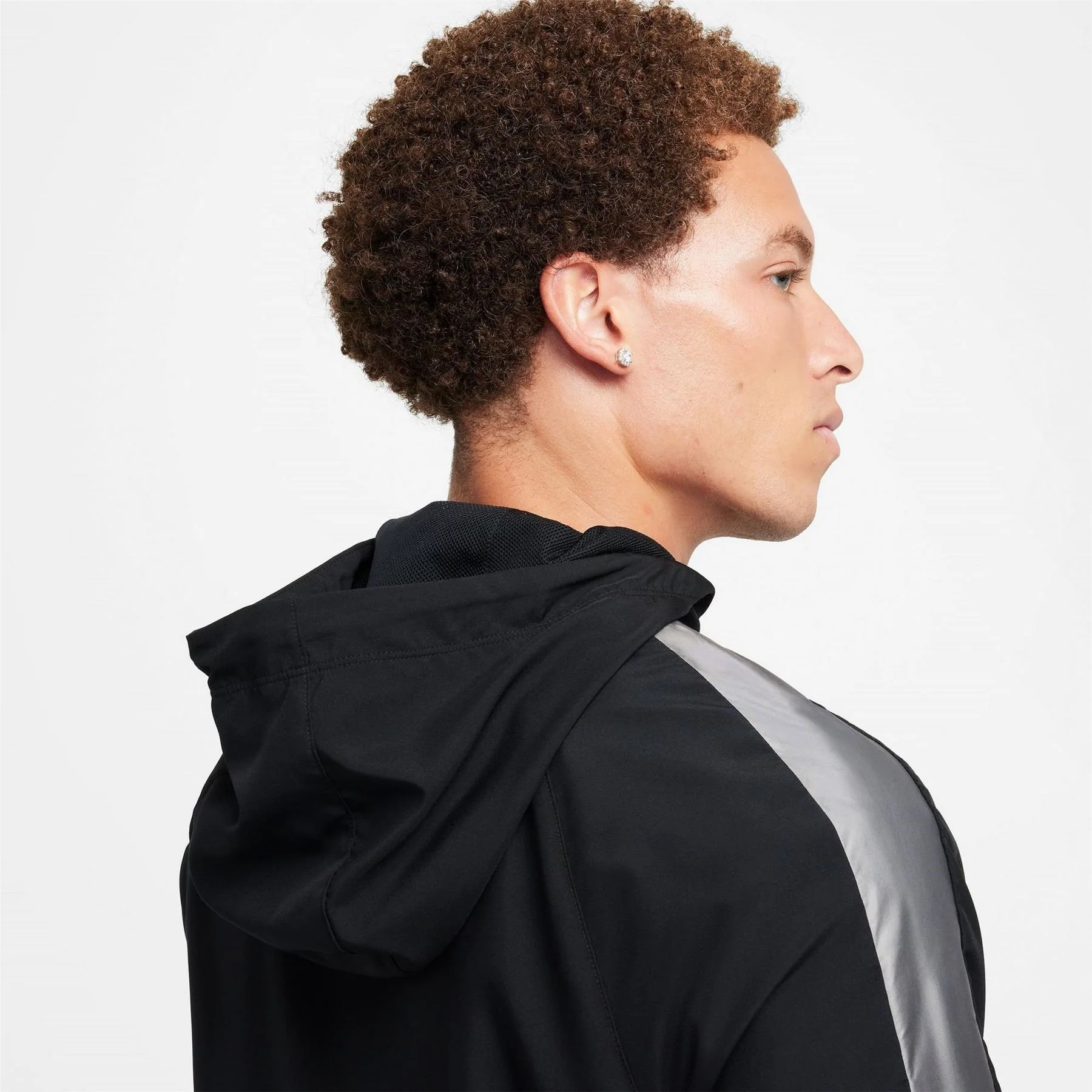 Nike Mens Water Repellent Hooded Football Jacket - Image 6