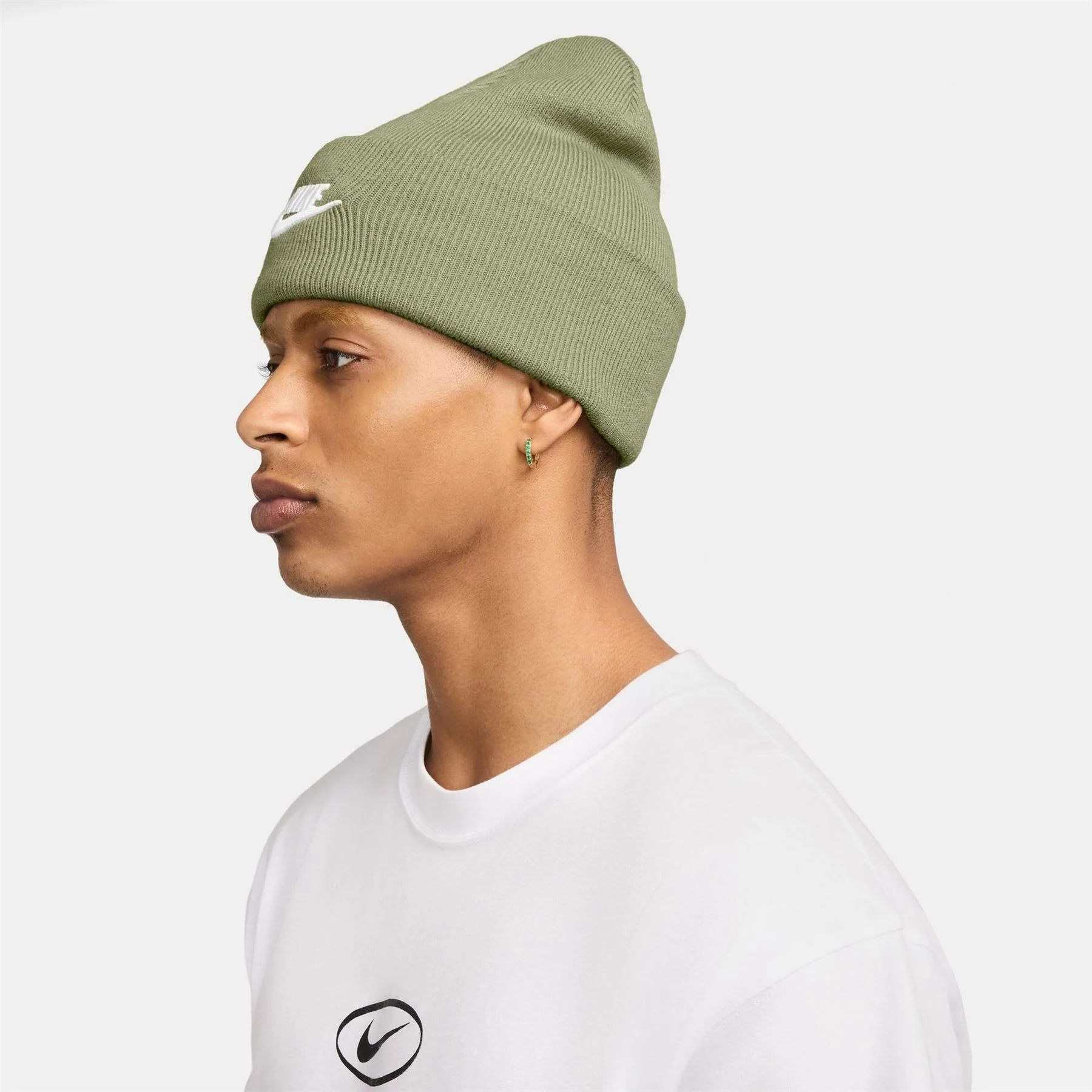 Nike Nsw Peak Wordmark Logo Adjustable Cuff Beanie - Image 23