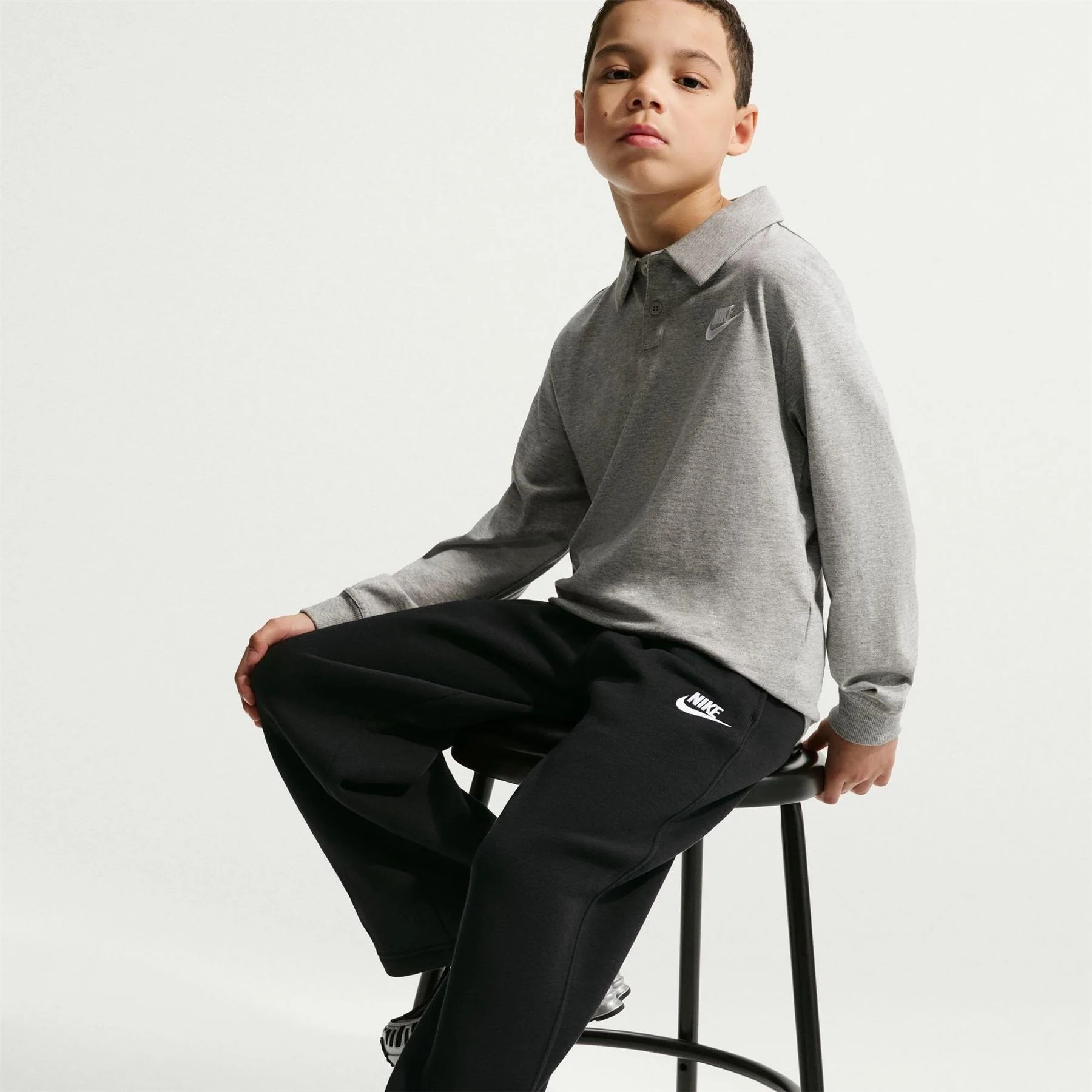 Nike Open Hem Fleece Joggers - Image 6