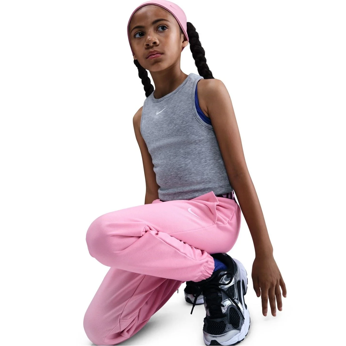 Nike Pro Dri Fit Jogging Bottoms Juniors - Image 32