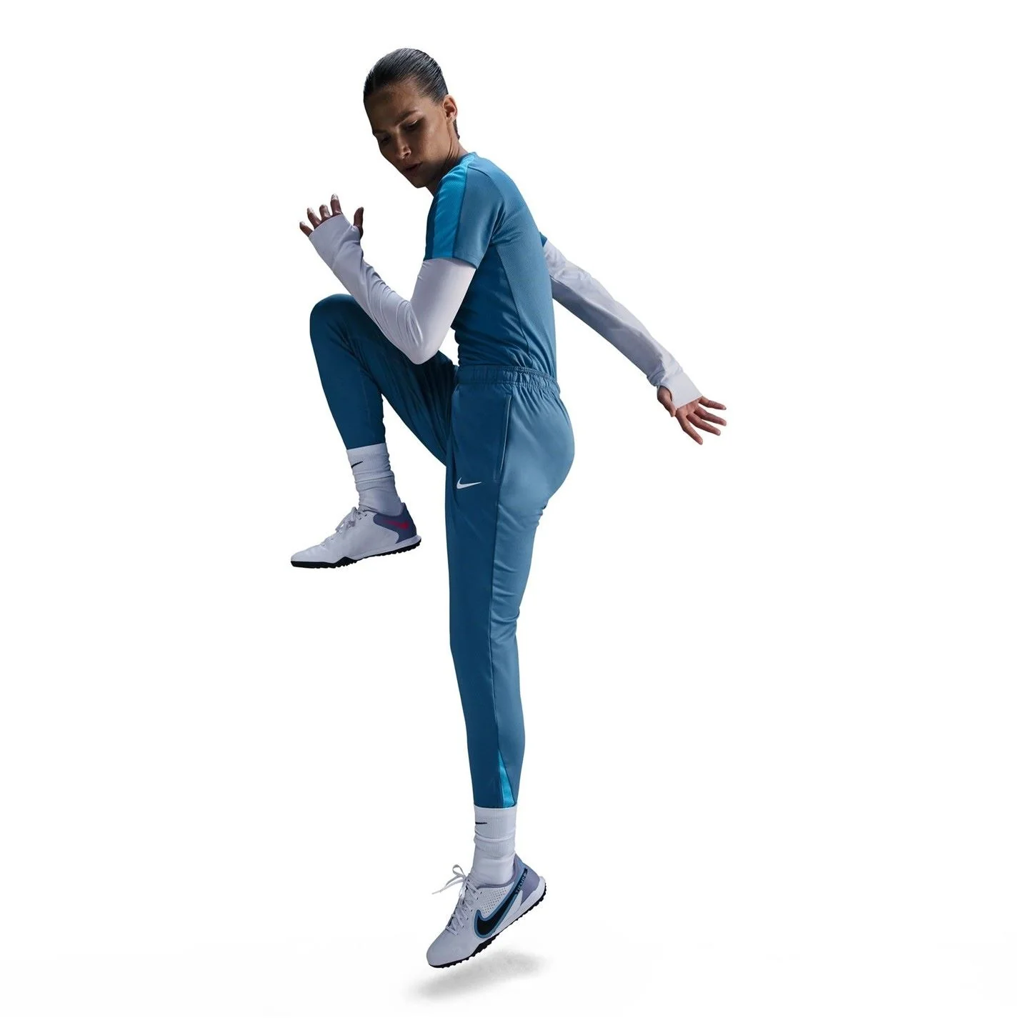 Nike Rib Seamless Side Pocket Slim Cut Pants - Image 5