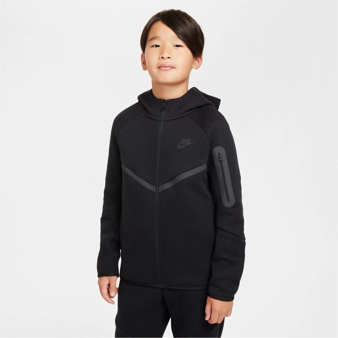 Nike Tech Fleece Regular Fit Hooded Sweatshirt Jacket - Image 56
