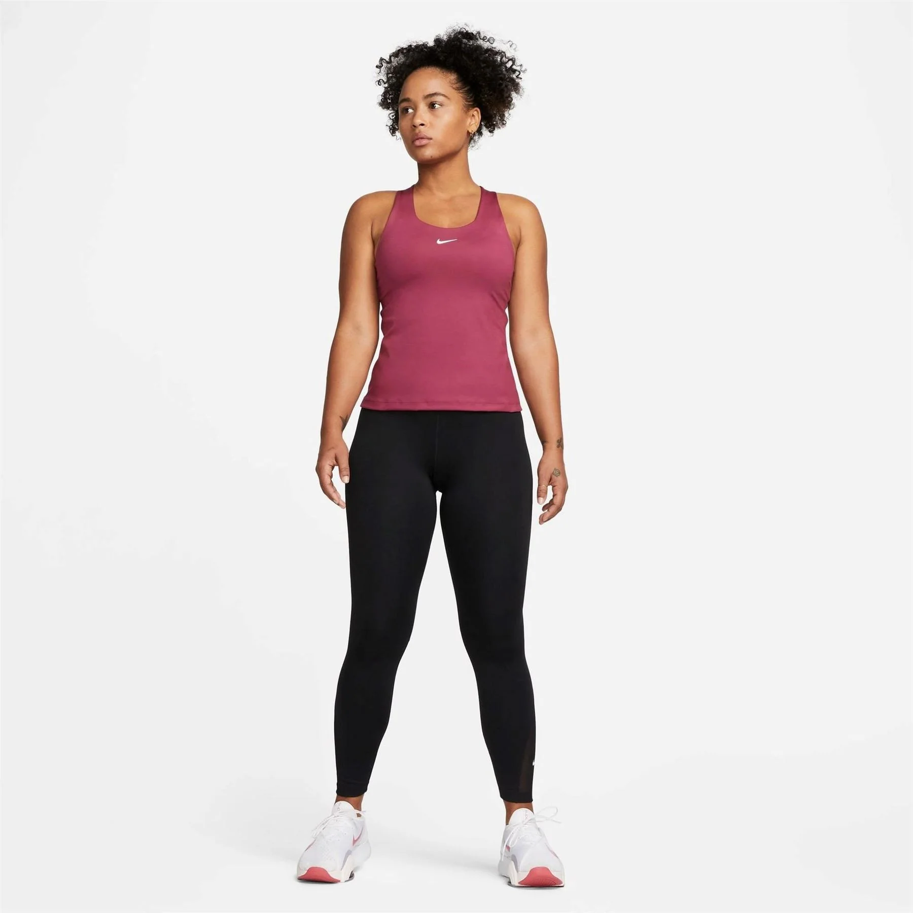 Nike Womens Medium Support Padded Sports Bra Tank - Image 4