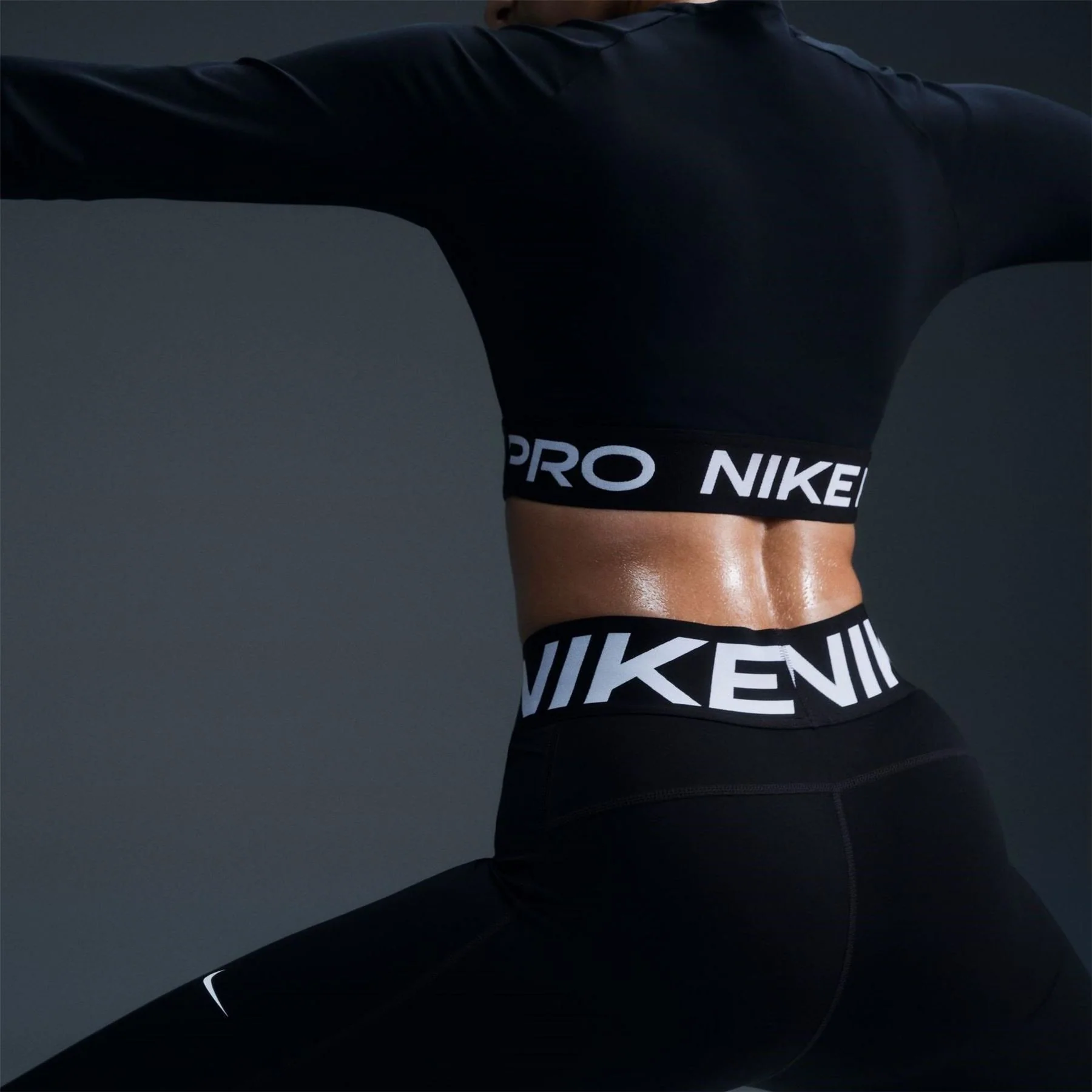 Nike Womens Pro Sculpt Dri Fit High Waisted Leggings Gym Legging - Image 6