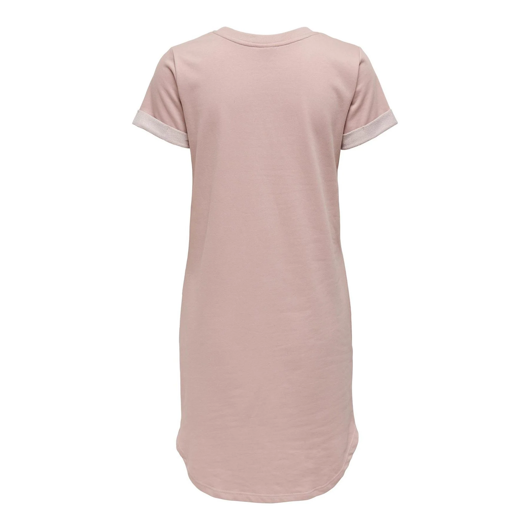 Only Crew Neck Short Sleeve Mini T-Shirt Dress - Image 11