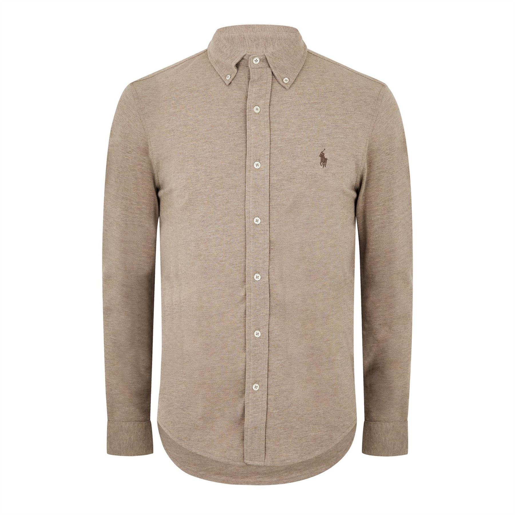 Polo Ralph Lauren Slim Fit Button Down Plain Shirt - Image 7