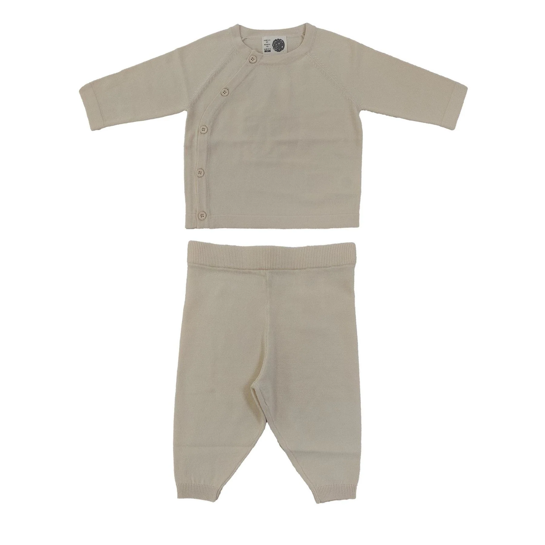Pretty Green Cotton Long Sleeve Crew Neck Pyjama Set - Image 7
