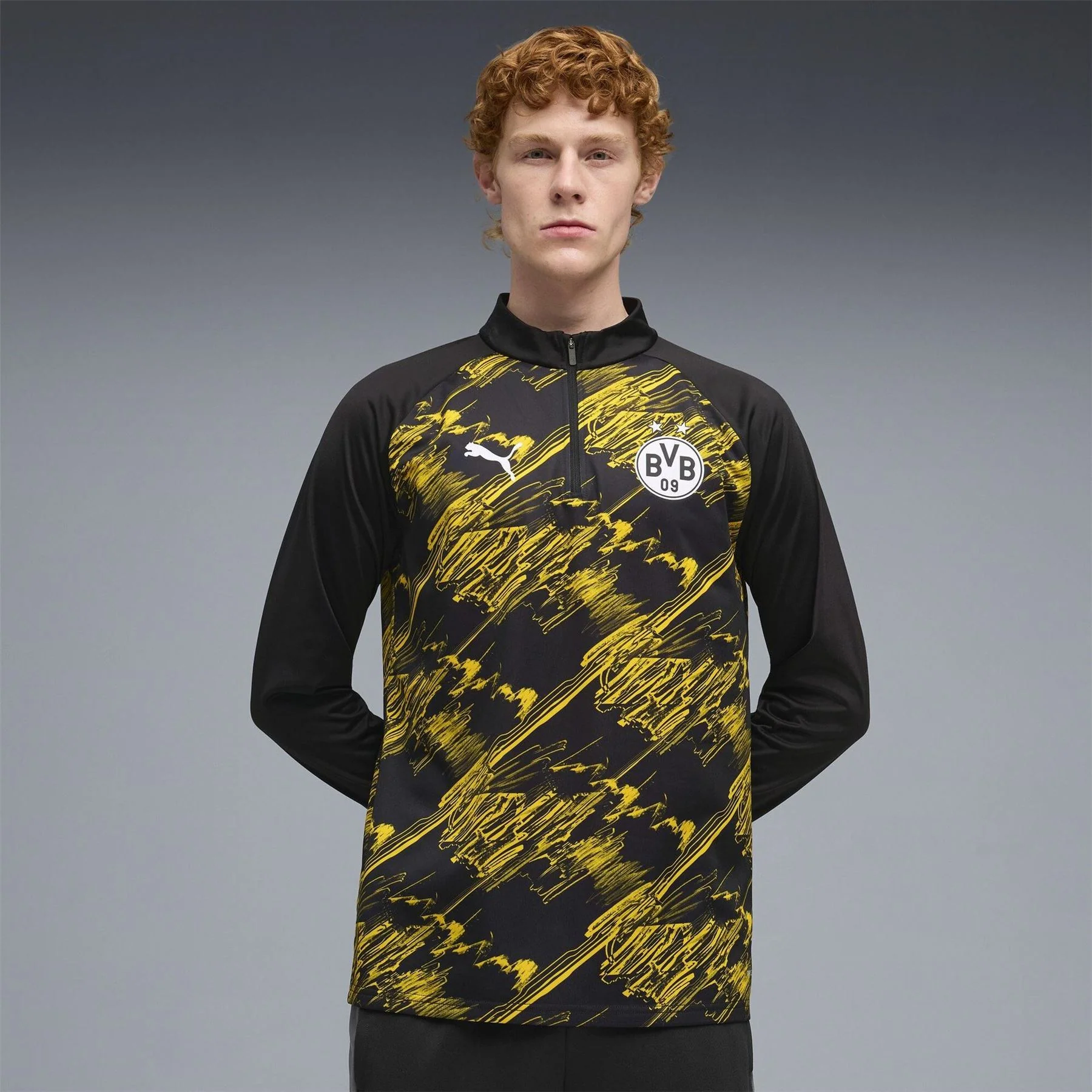 Puma Borussia Dortmund Licensed Drill Top - Image 3