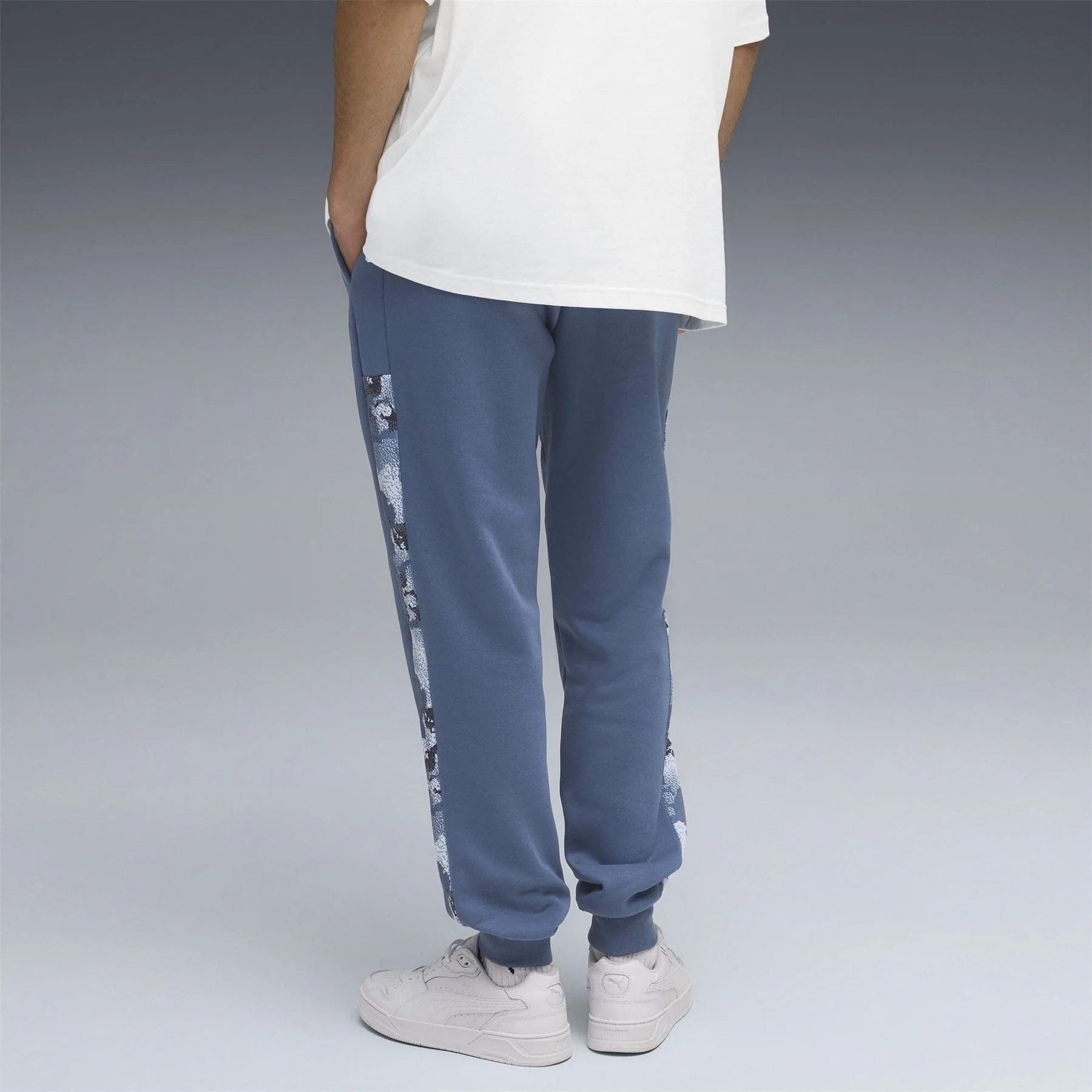 Puma Camo Fleece Closed Hem Jogging Bottoms - Image 4