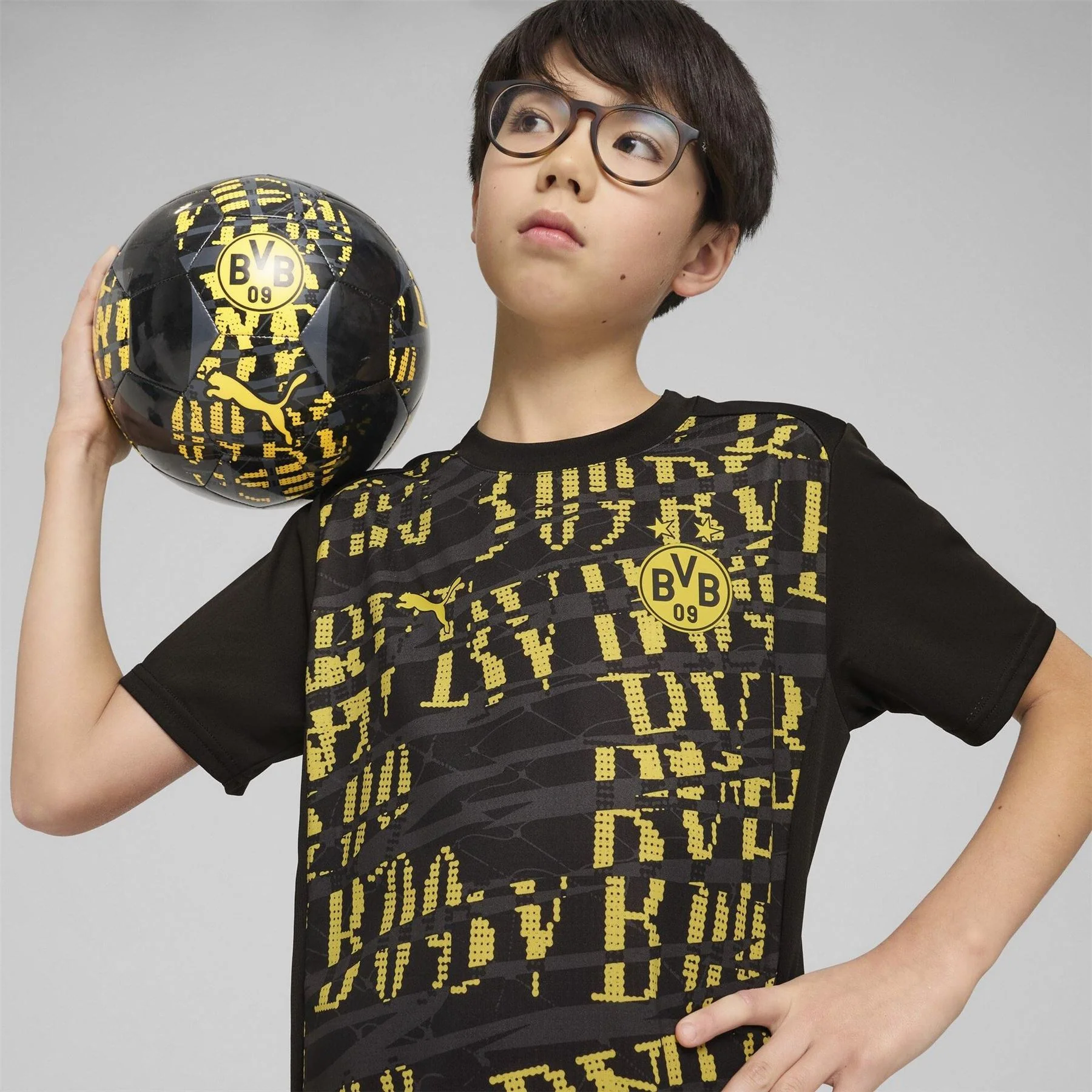 Puma Dortmund Pre Match Shirt Juniors - Image 3