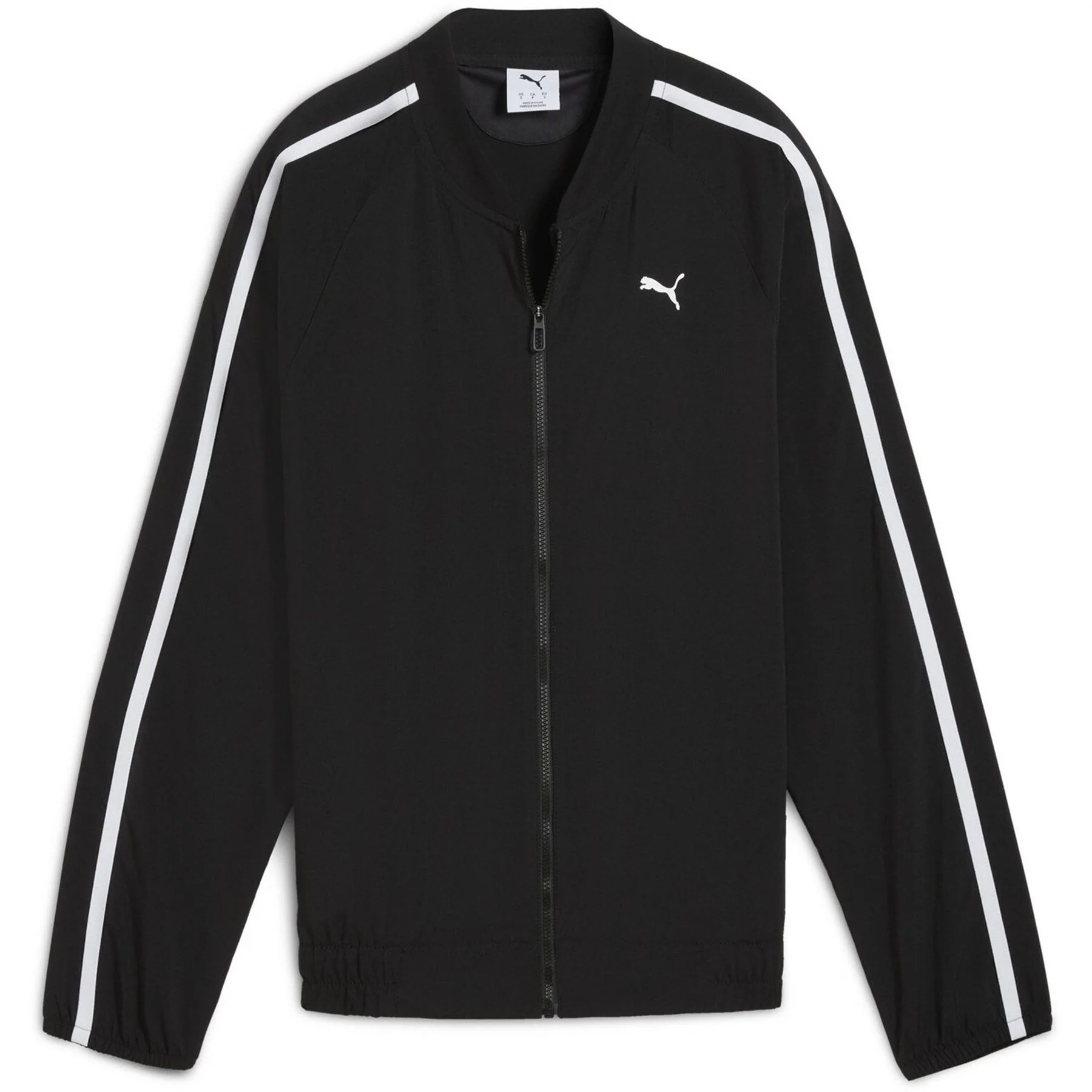 Puma Floral Ribbon Woven Full Zip Tracksuit Top