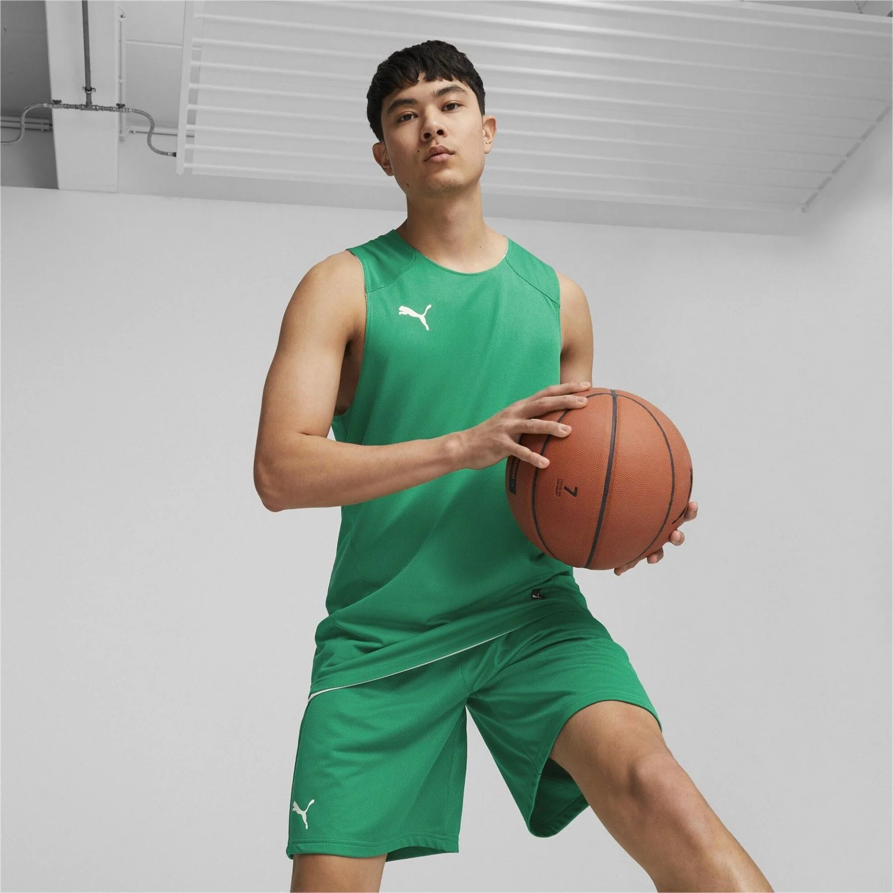 Puma Hoops Team Reverse Practice Performance Basketball Jersey - Image 3