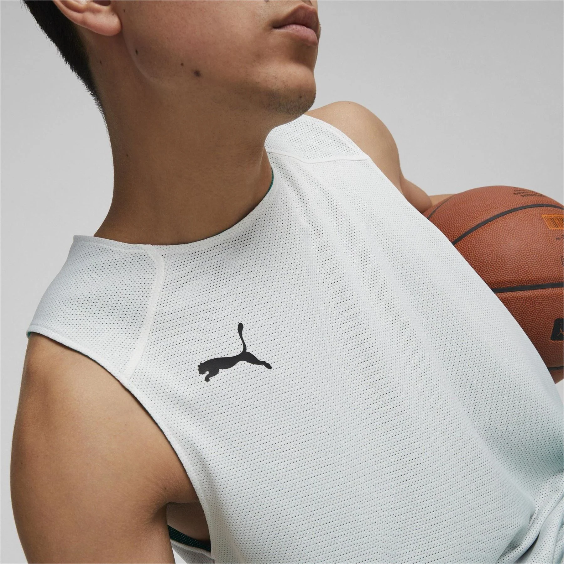 Puma Hoops Team Reverse Practice Performance Basketball Jersey - Image 5