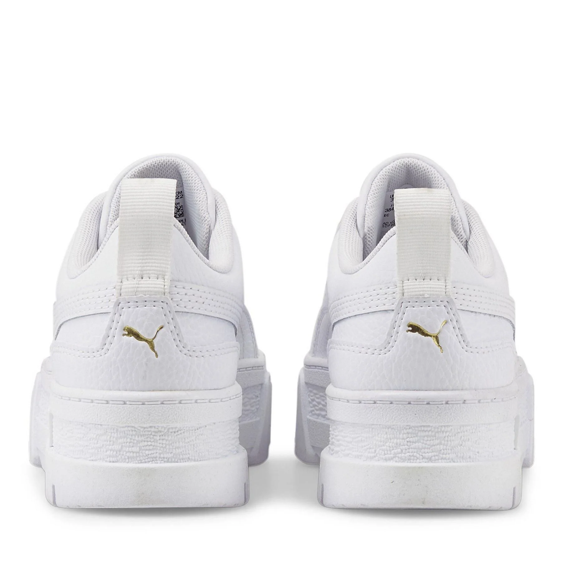 Puma Junior Mayze Graphic Print Platform Skate Shoes - Image 23