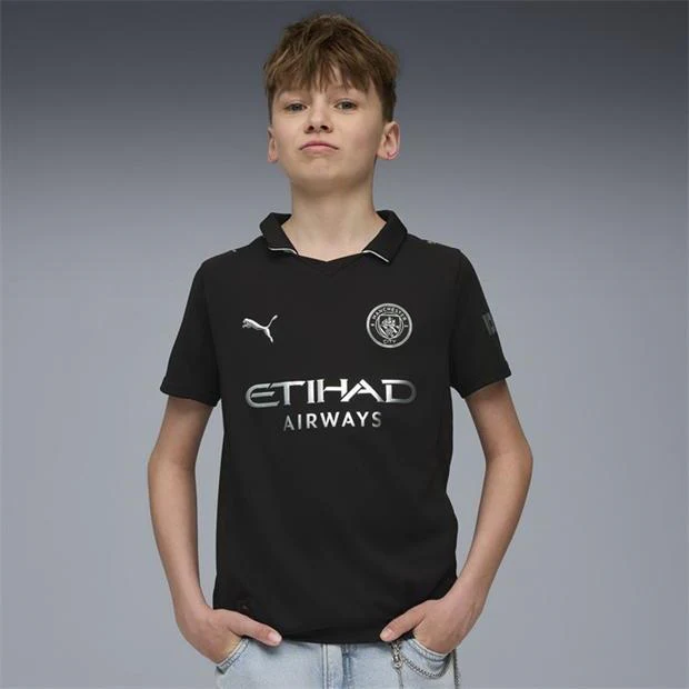 Puma Manchester City Away Kit 2025 2026 Juniors - Image 4