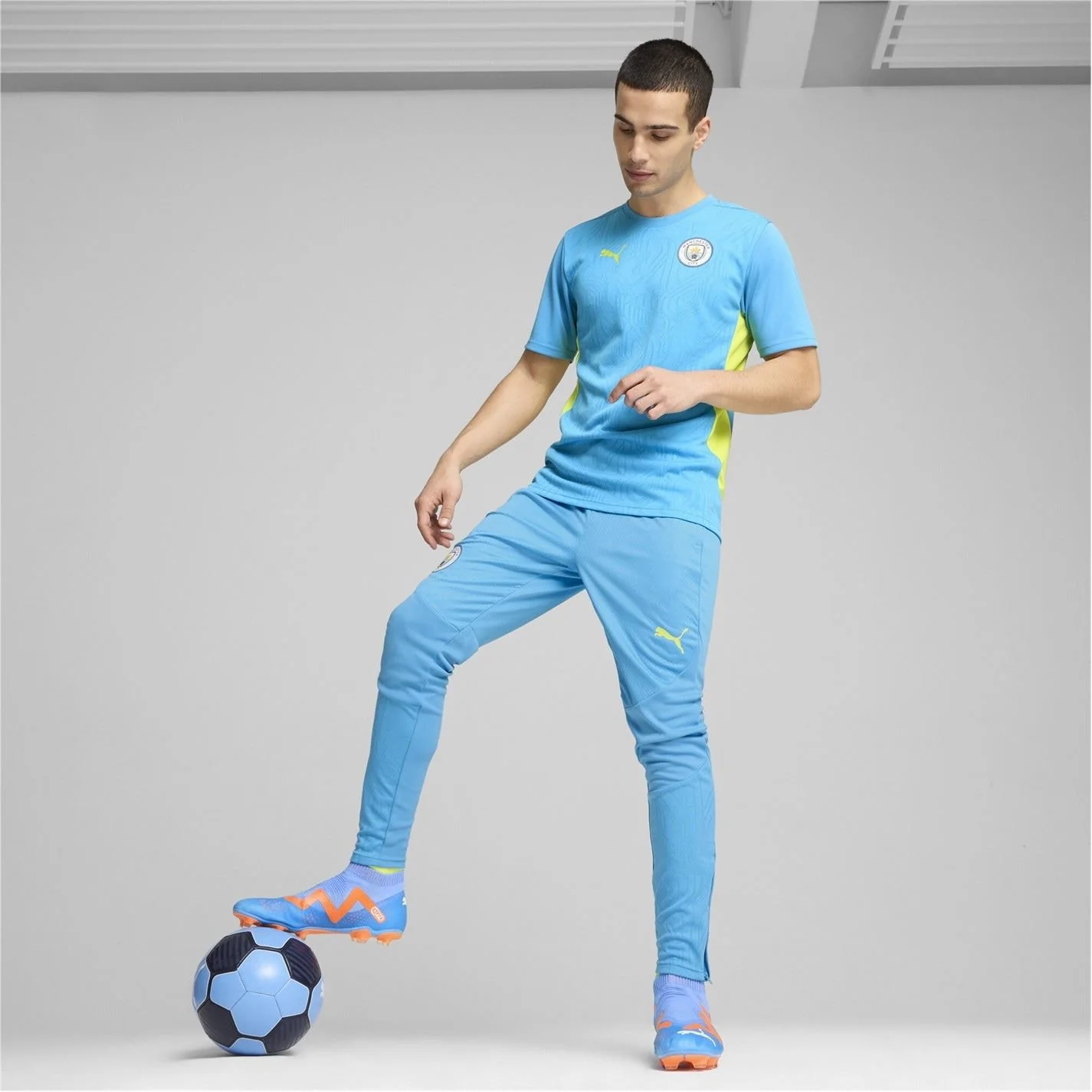 Puma Manchester City Fc Training Shirt 2024 2025 Adults - Image 4