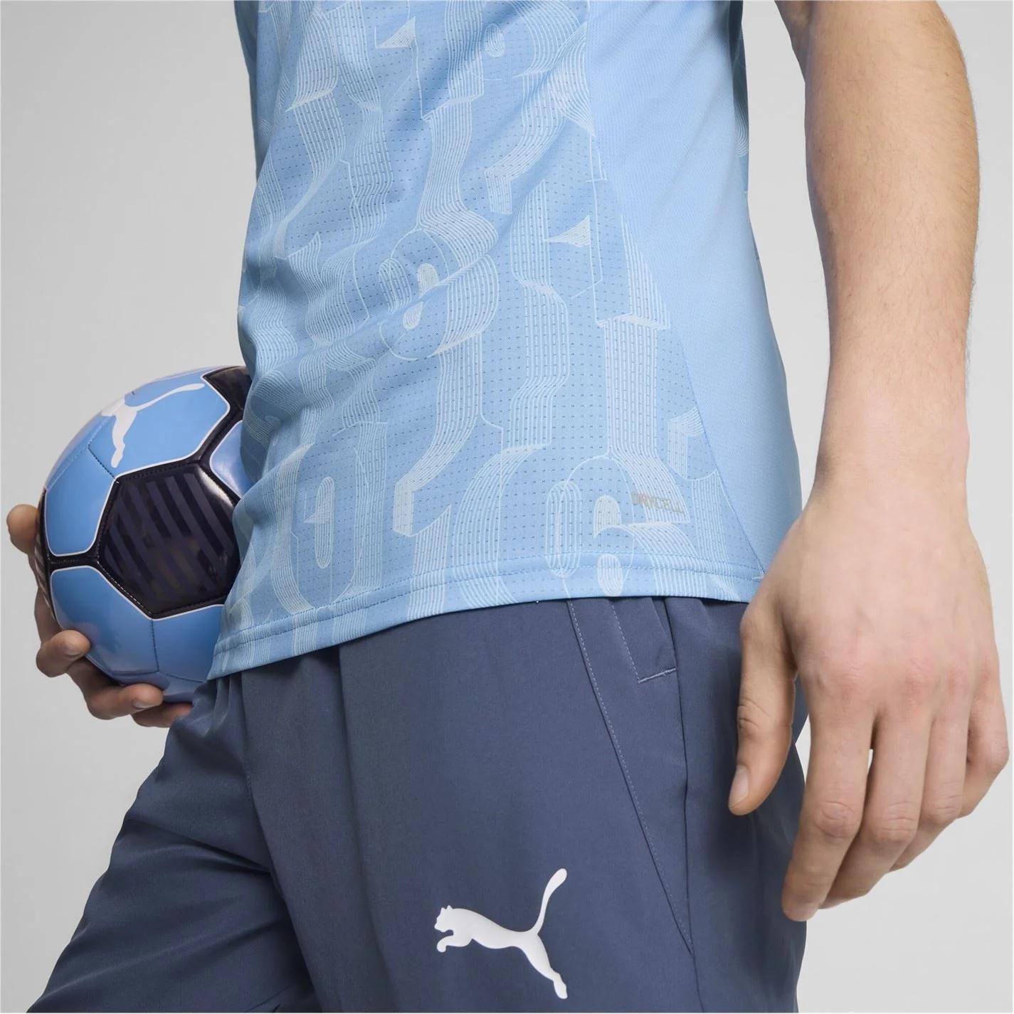 Puma Manchester City Prematch Shirt 2024 2025 Adults - Image 3