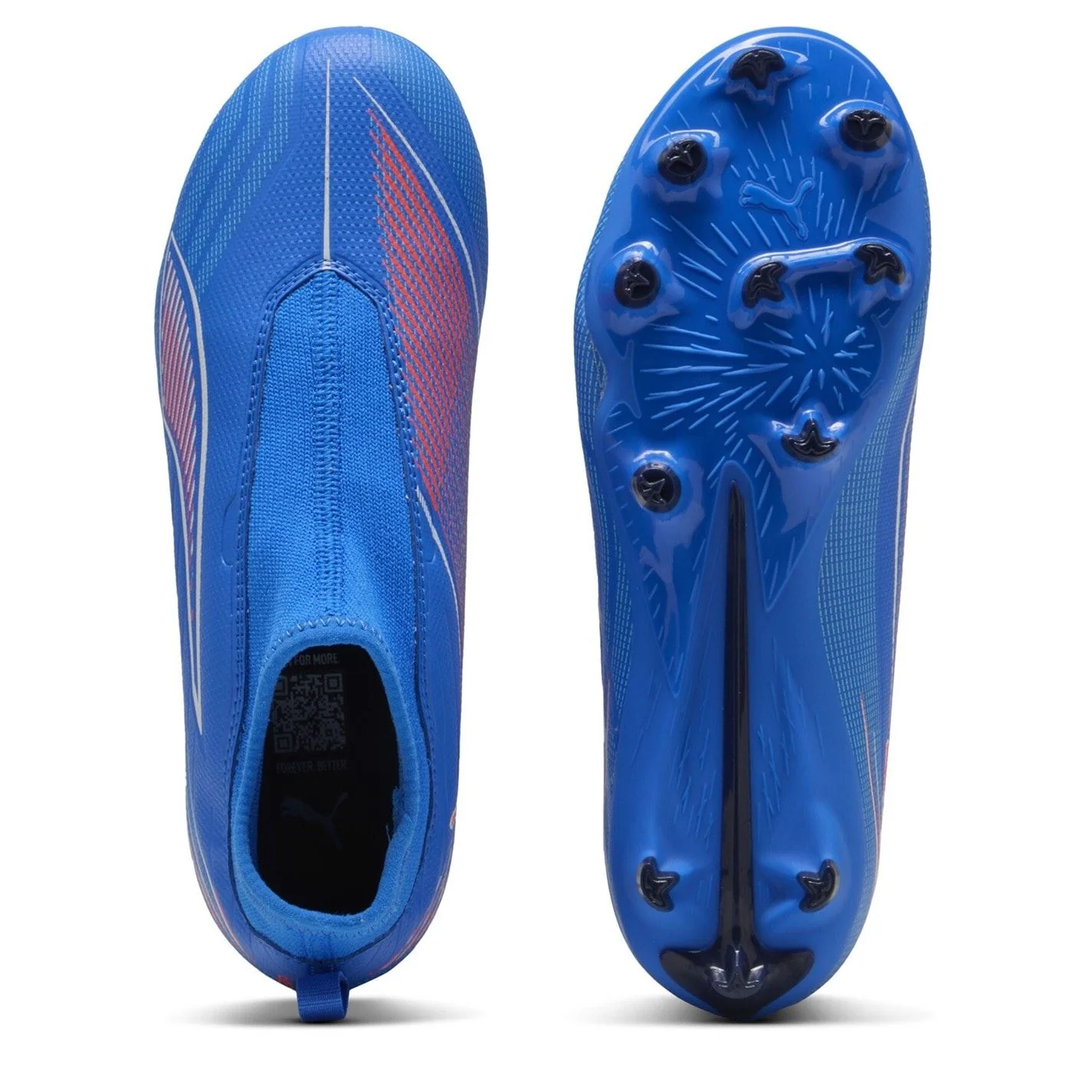 Puma Ultra 5 Match Laceless Junior Firm Ground Football Boots - Image 3
