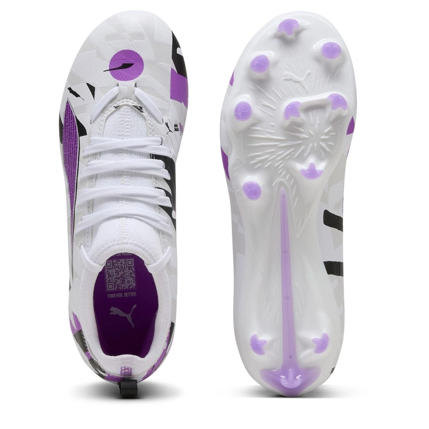 Puma Ultra Match Firm Ground Football Boots Juniors - Image 9