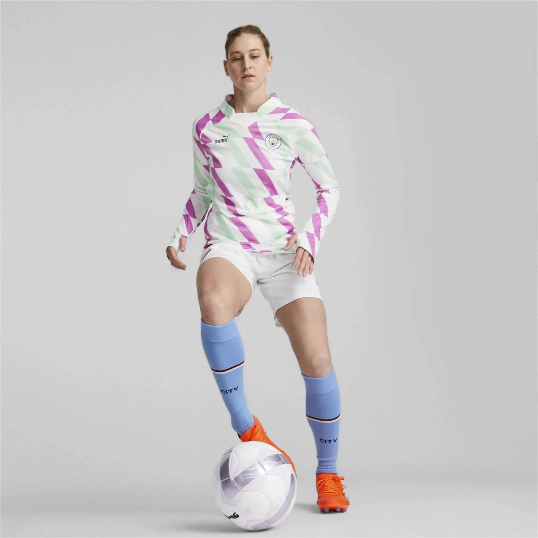 Puma Womens City Pre Match Sweatshirt - Image 3