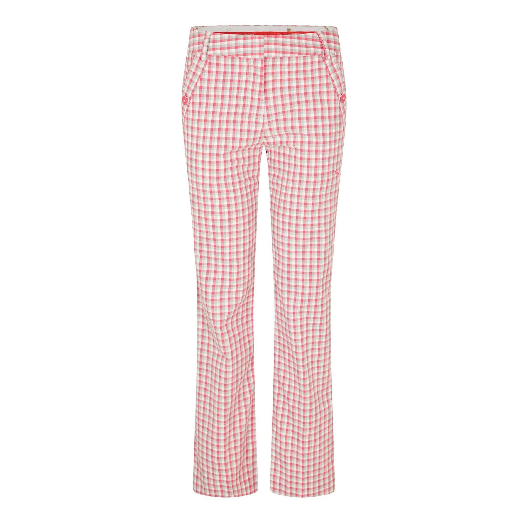 Puma Womens Golf Skinny Plaid Pant